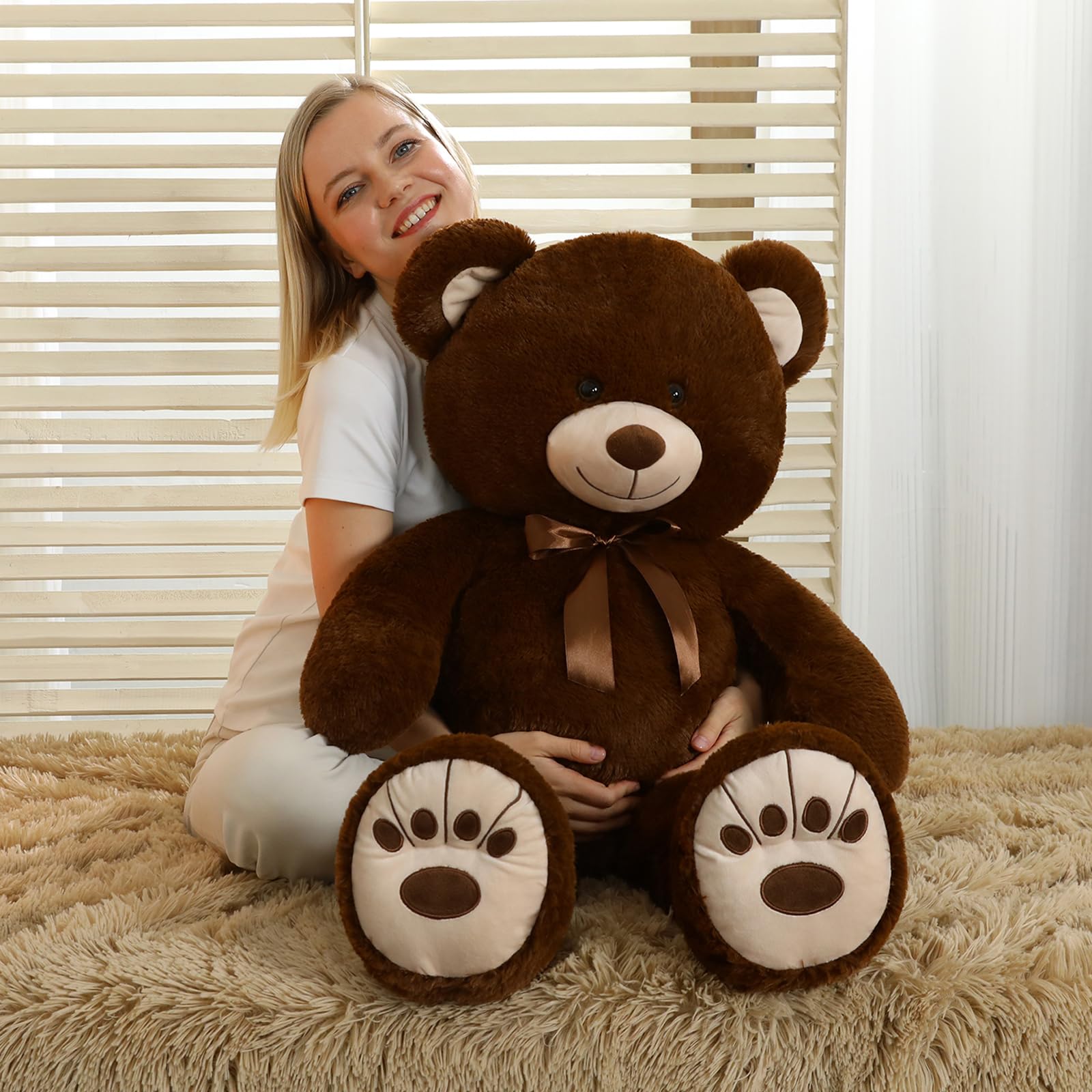 Foto 5 pulgar | Oso De Peluche Morismos Giant, 90 Cm, Suave Y Tierno - Venta Internacional.