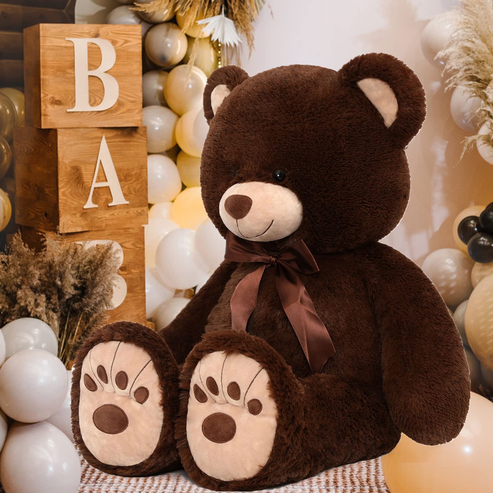Foto 8 pulgar | Oso De Peluche Morismos Giant, 90 Cm, Suave Y Tierno - Venta Internacional.