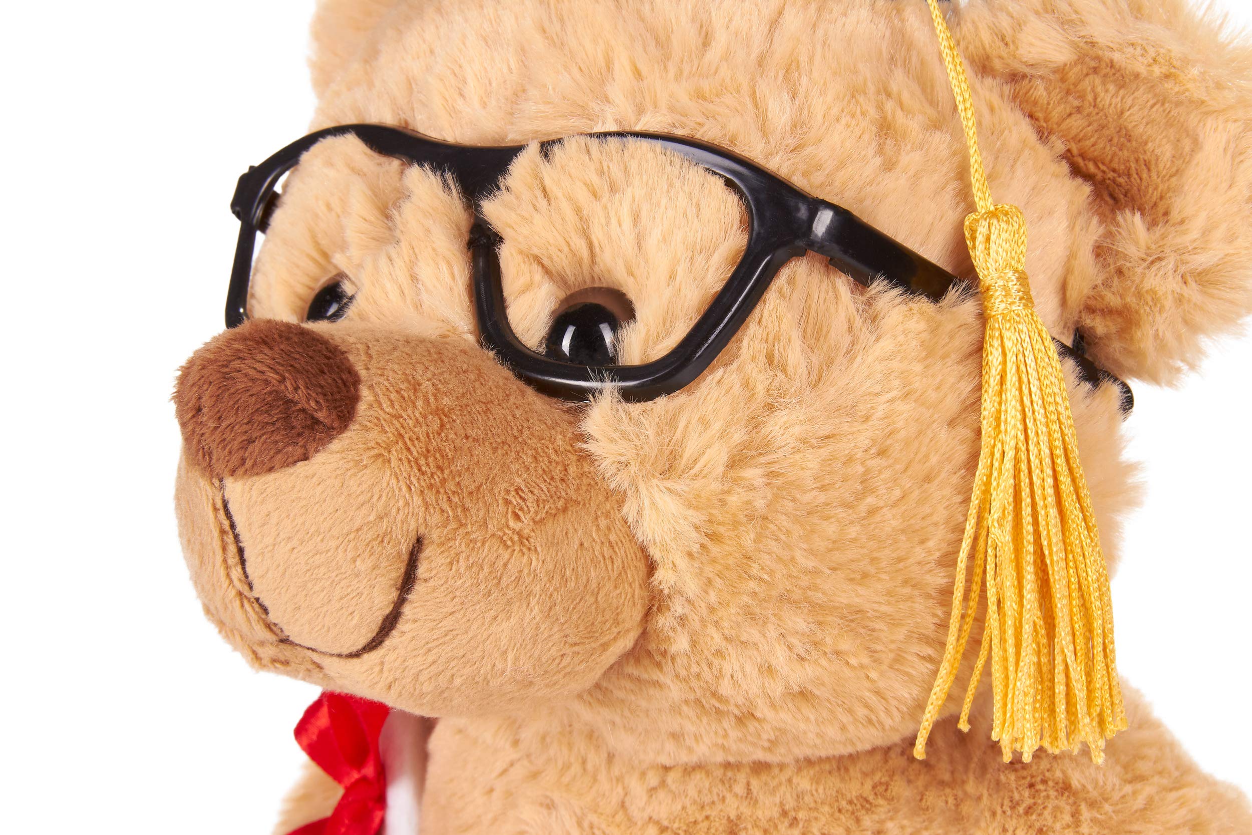 Foto 7 | Oso De Peluche De Peluche Brubaker Con Gafas Y Diploma - Venta Internacional.