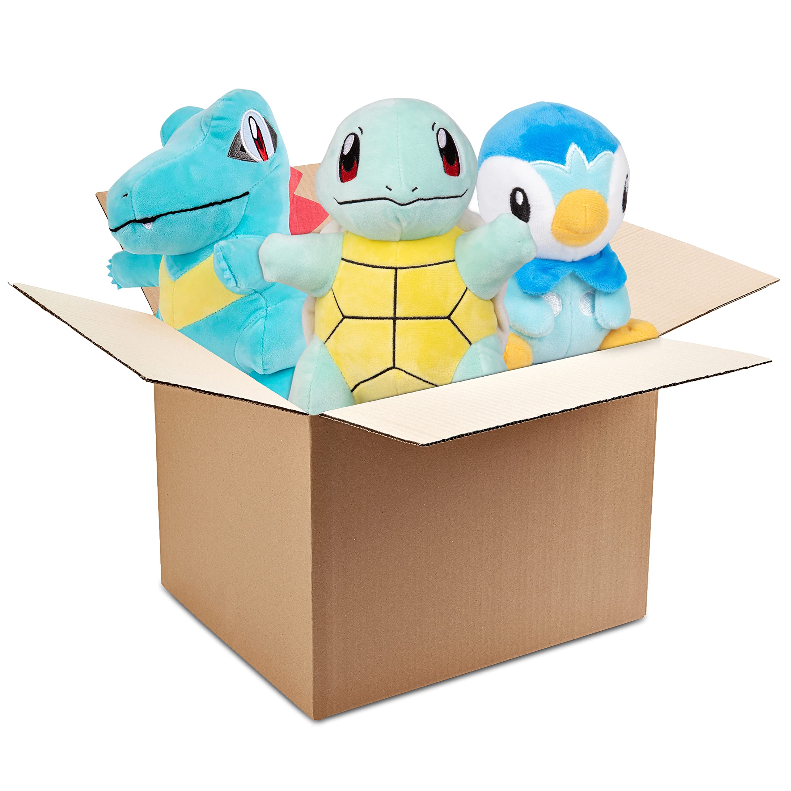 Foto 4 pulgar | Juguete De Peluche Jazwares Pokémon Water Type 8, Surtido De 3 Unidades, 2 Unidades - Venta Internacional.