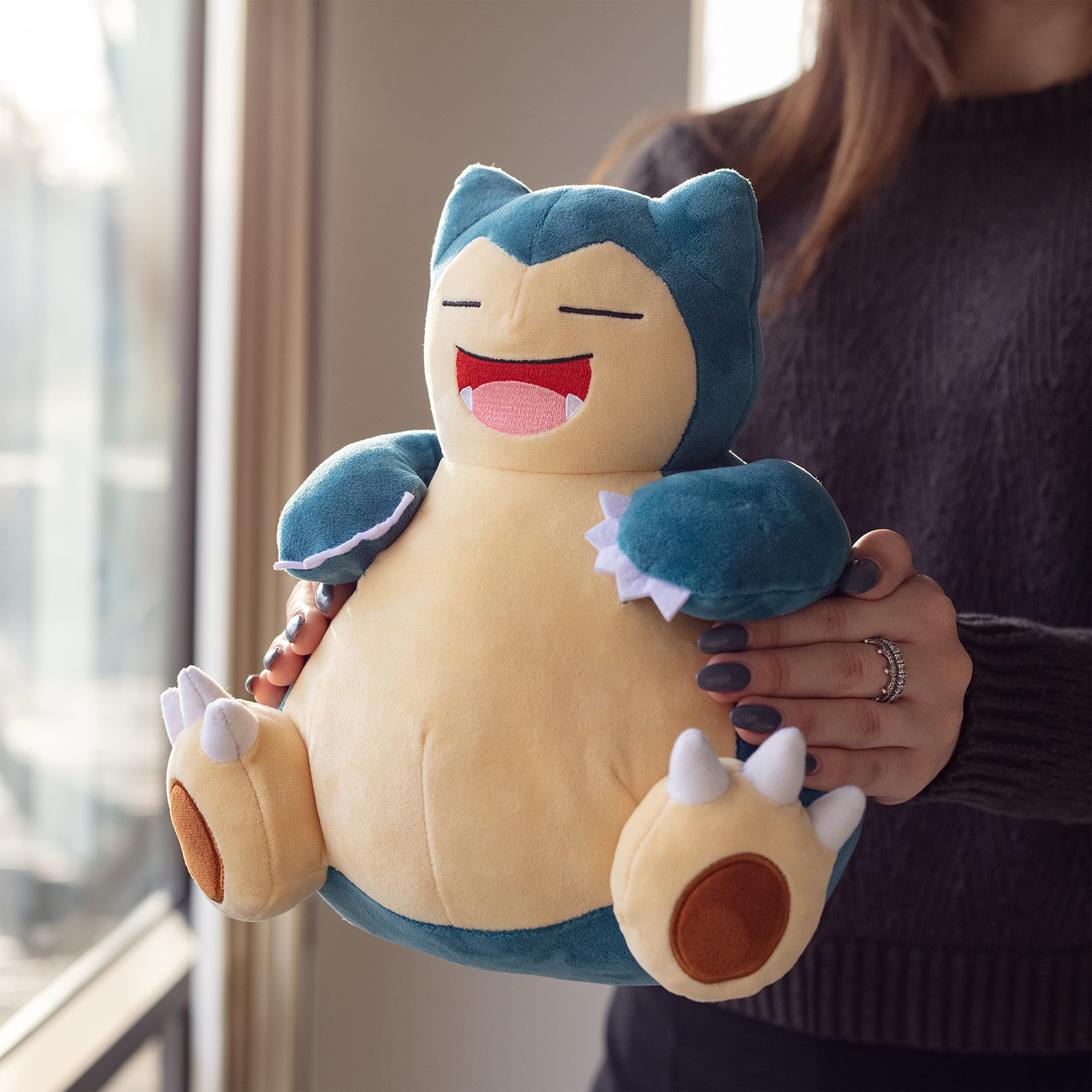 Foto 7 pulgar | Peluche Pokémon Snorlax De 30 Cm, Con Licencia Oficial - Venta Internacional.