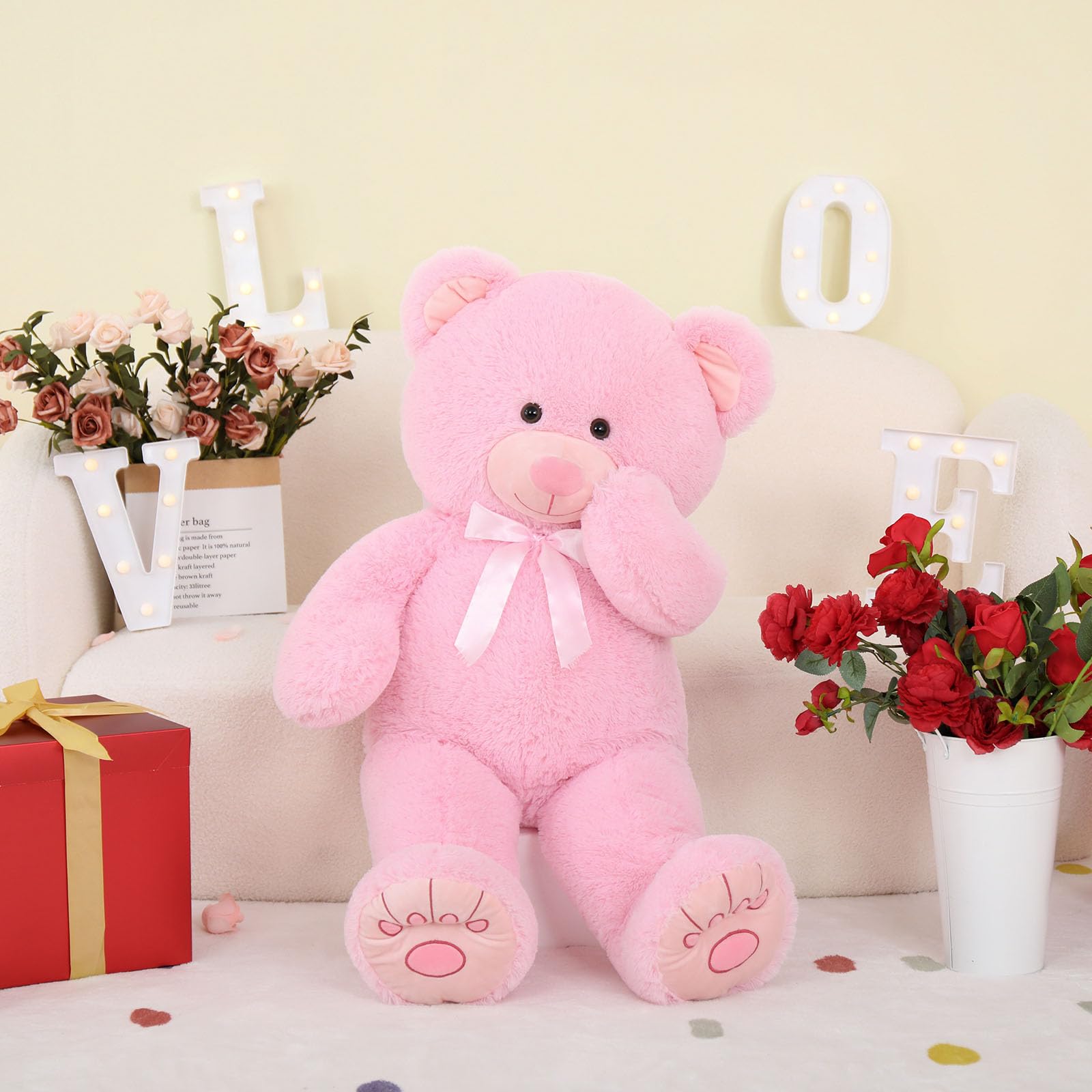 Foto 4 pulgar | Peluche De Peluche Morismos Giant De Peluche De 130 Cm - Venta Internacional.