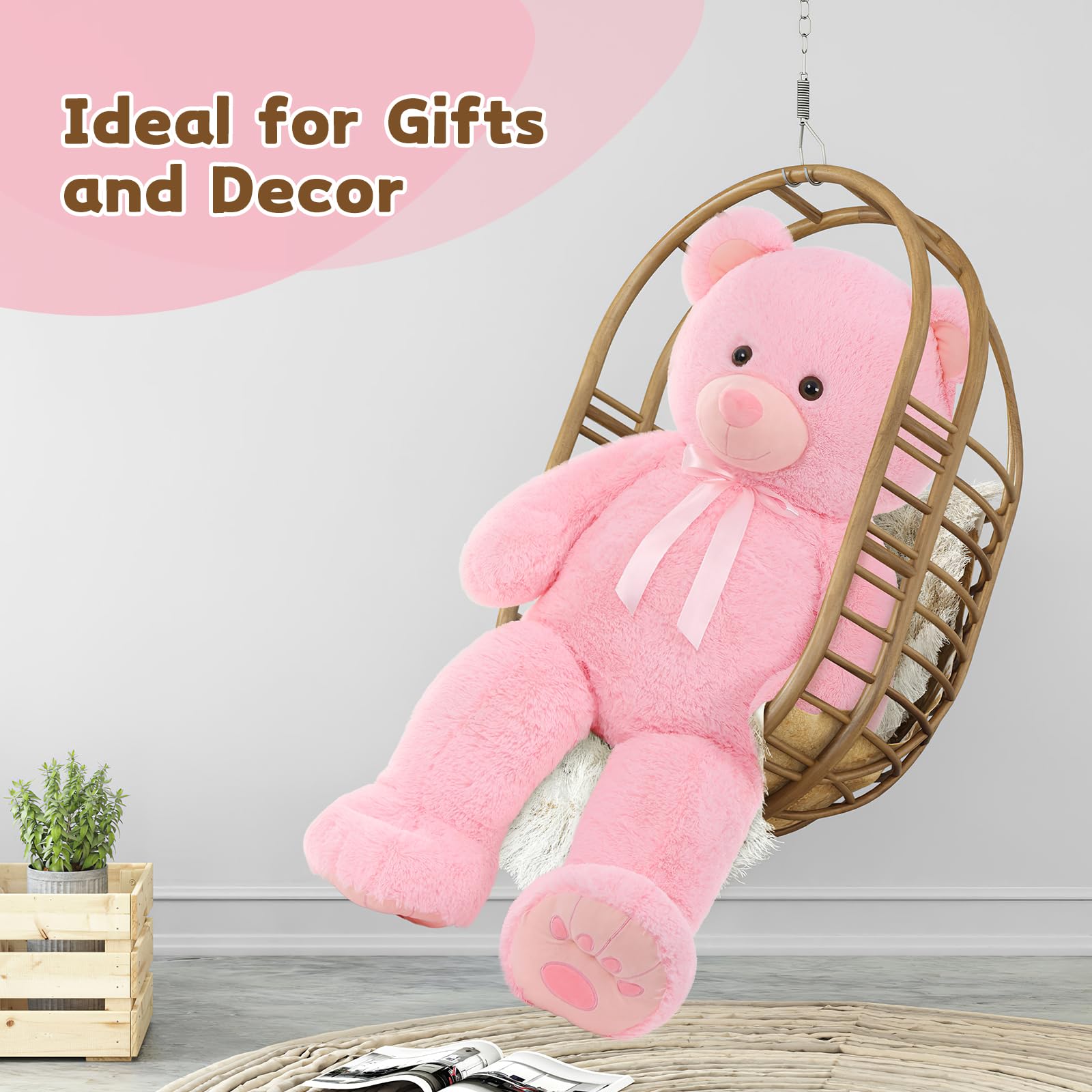 Foto 5 | Peluche De Peluche Morismos Giant De Peluche De 130 Cm - Venta Internacional.