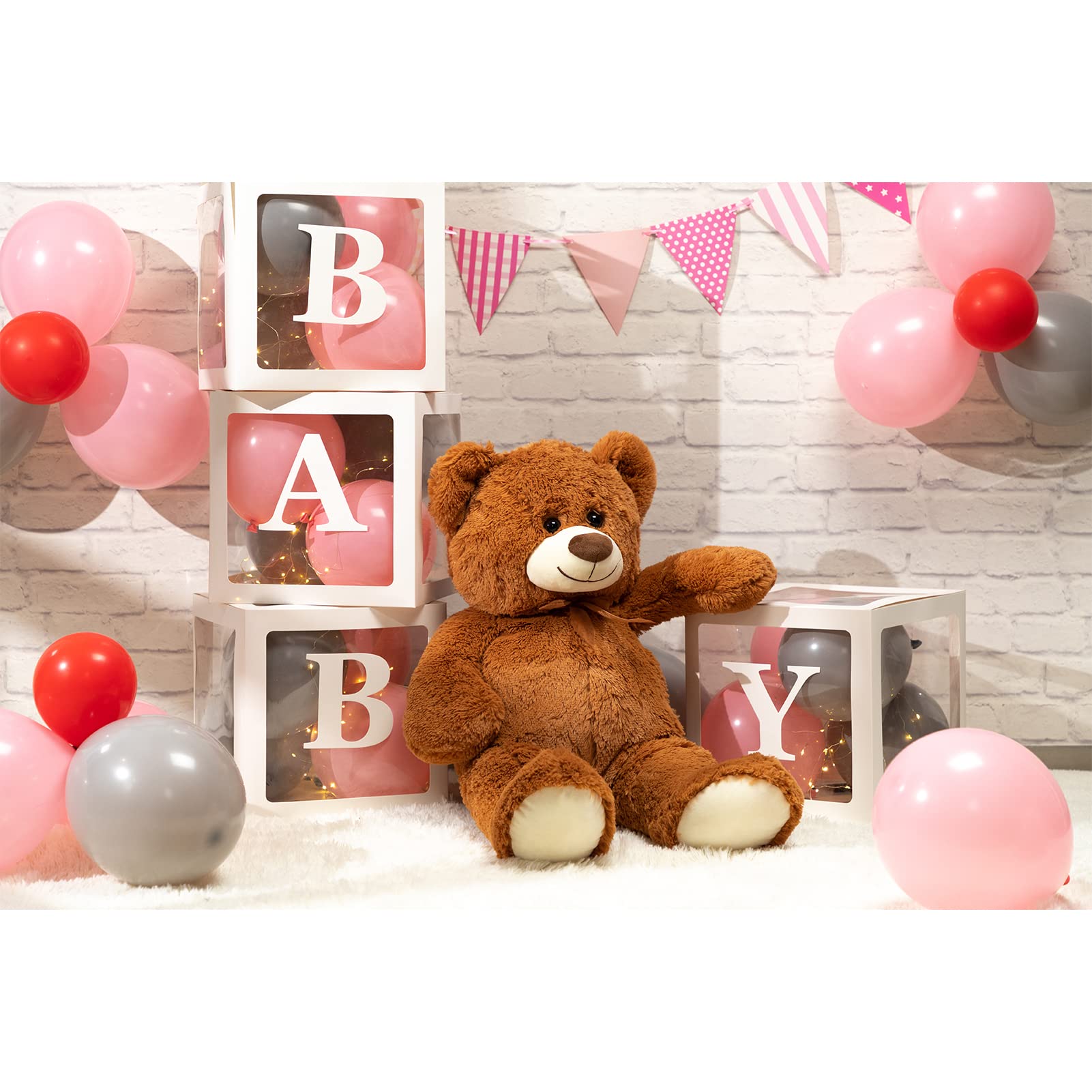 Foto 5 pulgar | Oso De Peluche Gigante Teddy Bear Hollyhome, 90 Cm, Color Marrón - Venta Internacional.