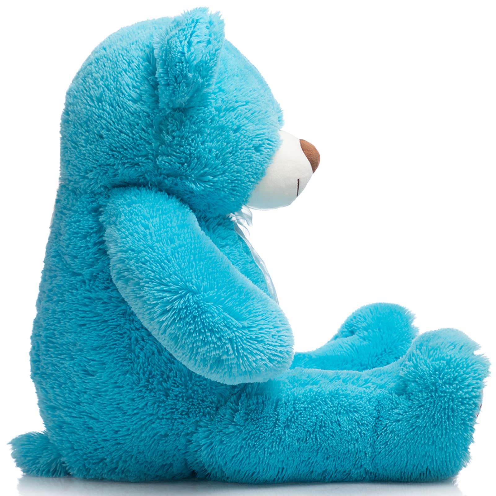 Foto 7 pulgar | Oso De Peluche Hollyhome De 90 Cm, Color Azul Lago, Para Niños - Venta Internacional.