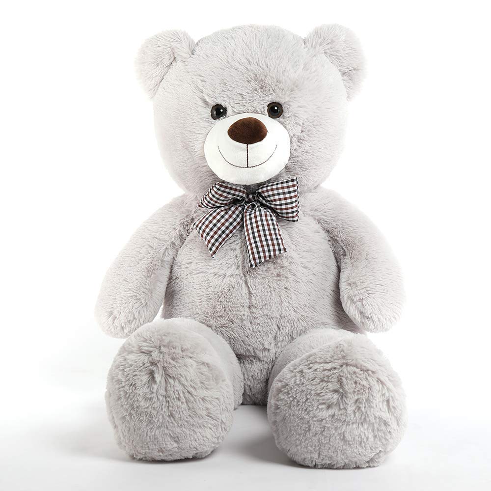 Foto 6 pulgar | Peluche Teddy Bear Maogolan Big Fluffy Grey 99 Cm - Venta Internacional.