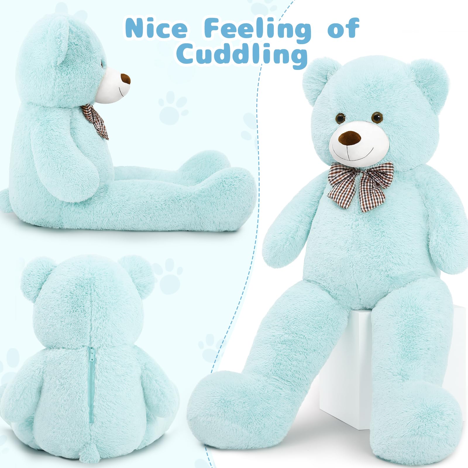 Foto 5 pulgar | Peluche Gigante Mao Golan Con Forma De Oso De Peluche, 120 Cm, Gran Aniversario - Venta Internacional.
