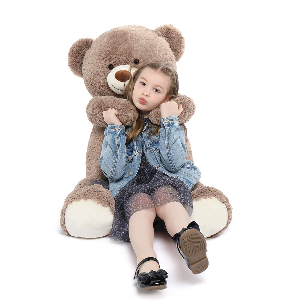 Peluche Teddy Bear Tezituor, Tamaño Grande, 100 Cm, Color Marrón - Venta Internacional.