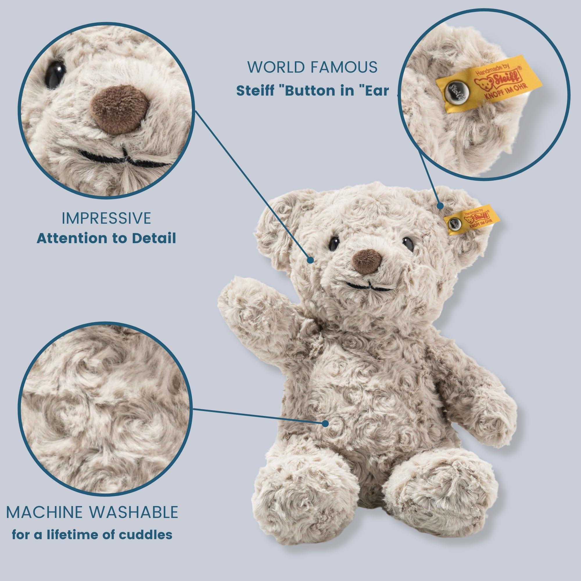 Foto 3 pulgar | Oso De Peluche Steiff Honey Soft Cuddly Friends Para Niños De 11 Cm - Venta Internacional.