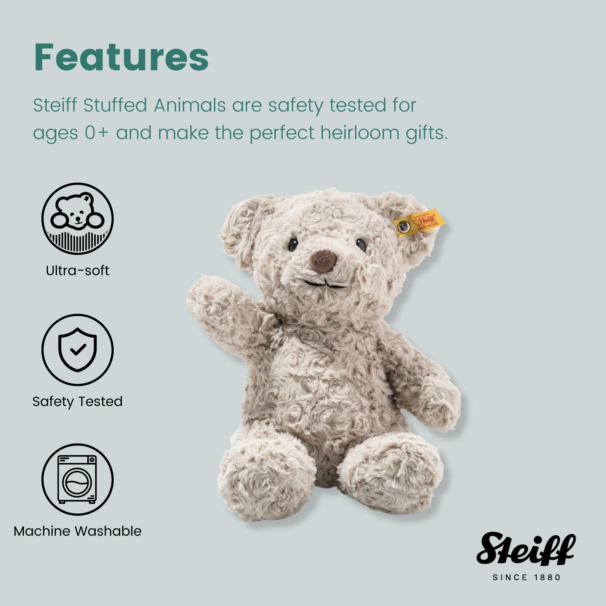Foto 4 pulgar | Oso De Peluche Steiff Honey Soft Cuddly Friends Para Niños De 11 Cm - Venta Internacional.