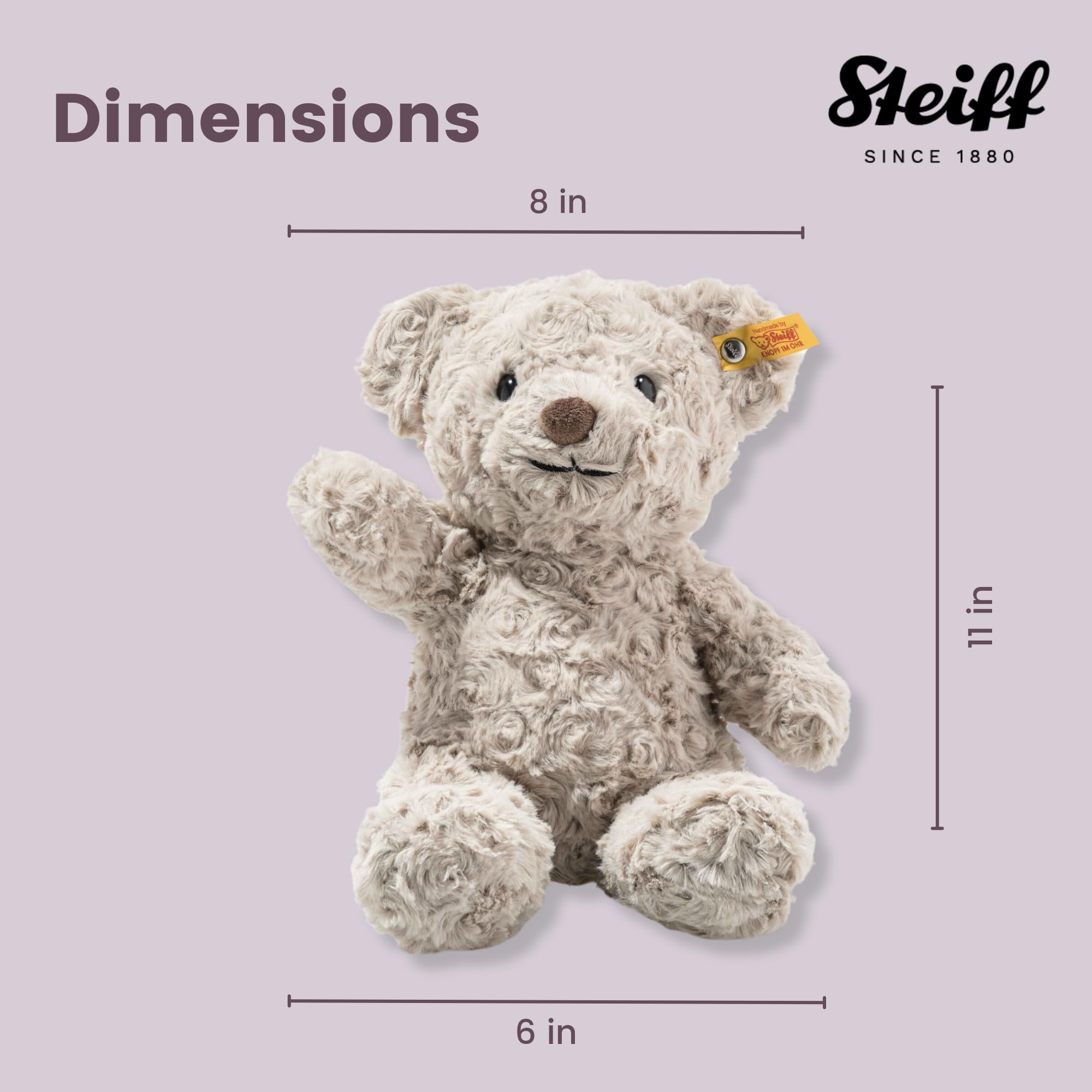 Foto 5 pulgar | Oso De Peluche Steiff Honey Soft Cuddly Friends Para Niños De 11 Cm - Venta Internacional.