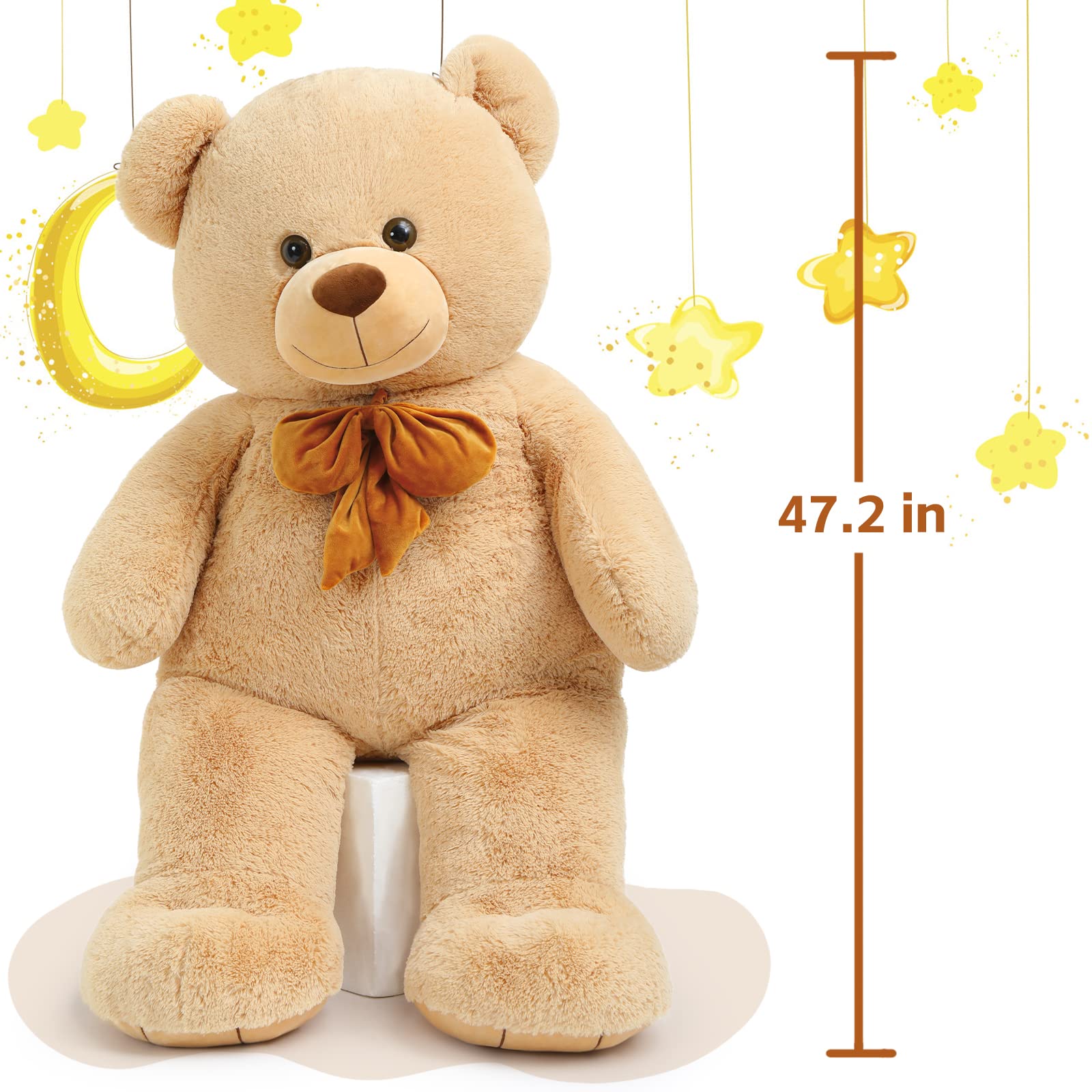 Foto 3 pulgar | Peluche Gigante Tezituor De Peluche Para Niños De 120 Cm - Venta Internacional.