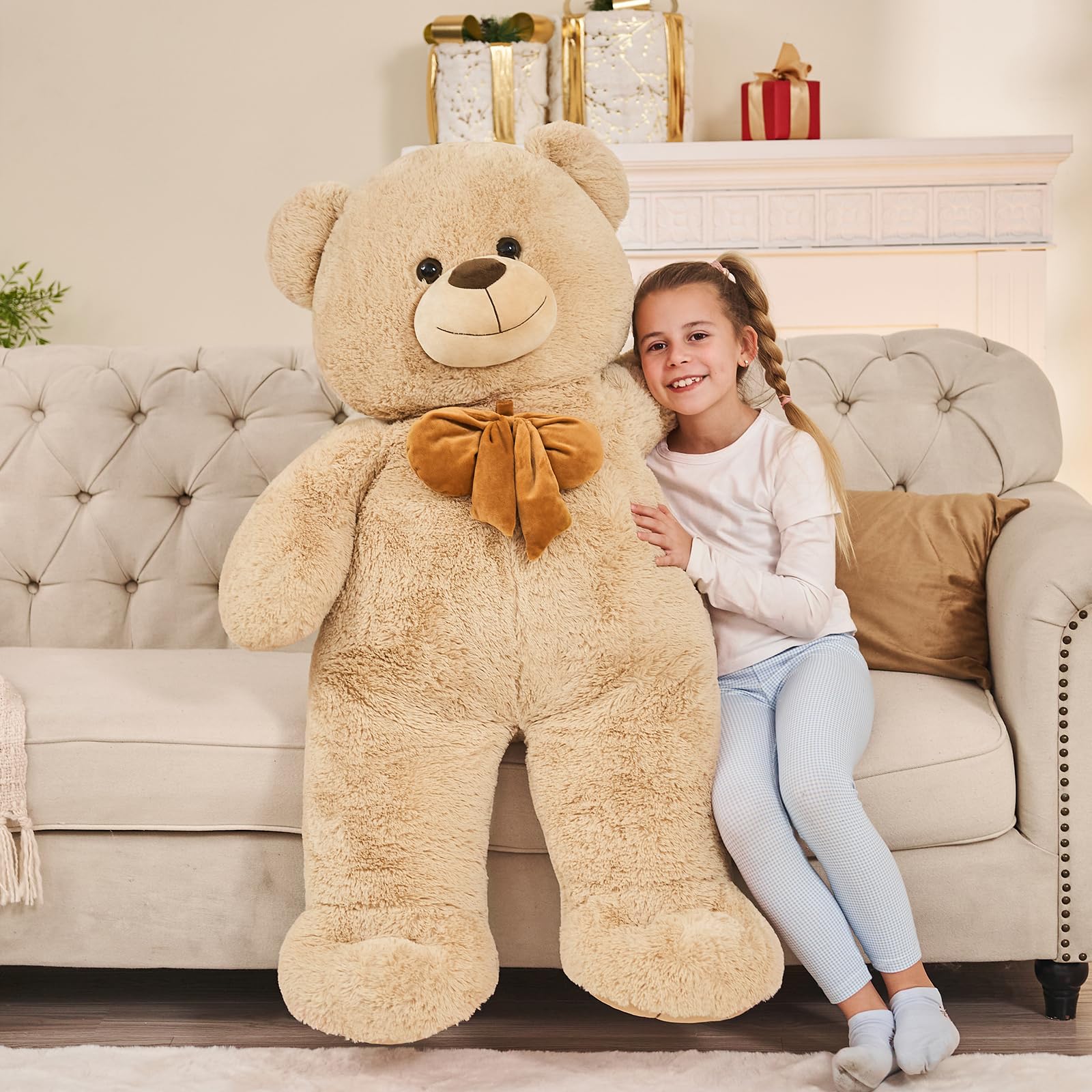 Foto 7 pulgar | Peluche Gigante Tezituor De Peluche Para Niños De 120 Cm - Venta Internacional.