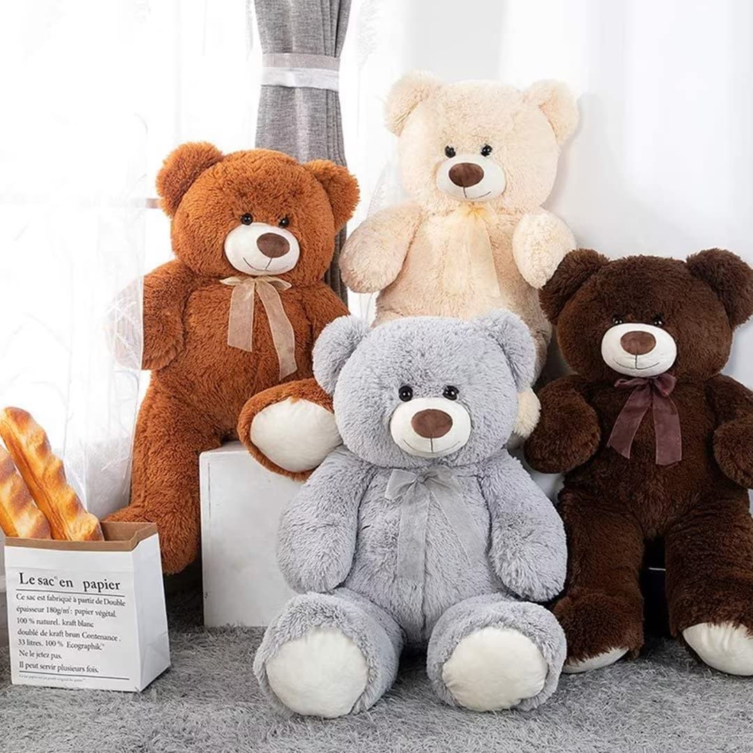 Foto 5 | Oso De Peluche Morismos Giant, 90 Cm/3 Pies, Gris - Venta Internacional.