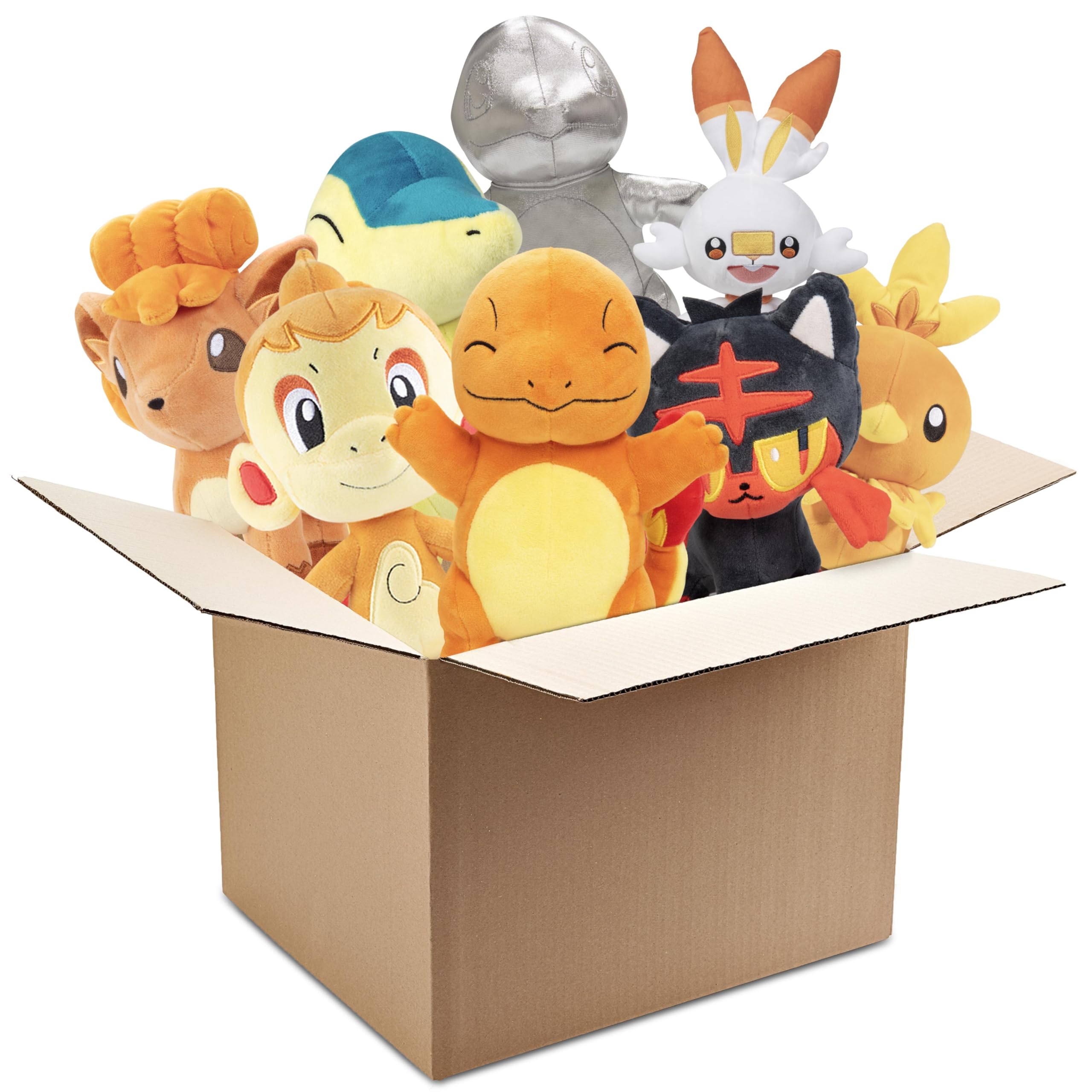 Foto 2 pulgar | Juguete De Peluche Jazwares Pokémon Fire Type 8, Varios Paquetes De 3 Unidades, 2 Unidades - Venta Internacional.