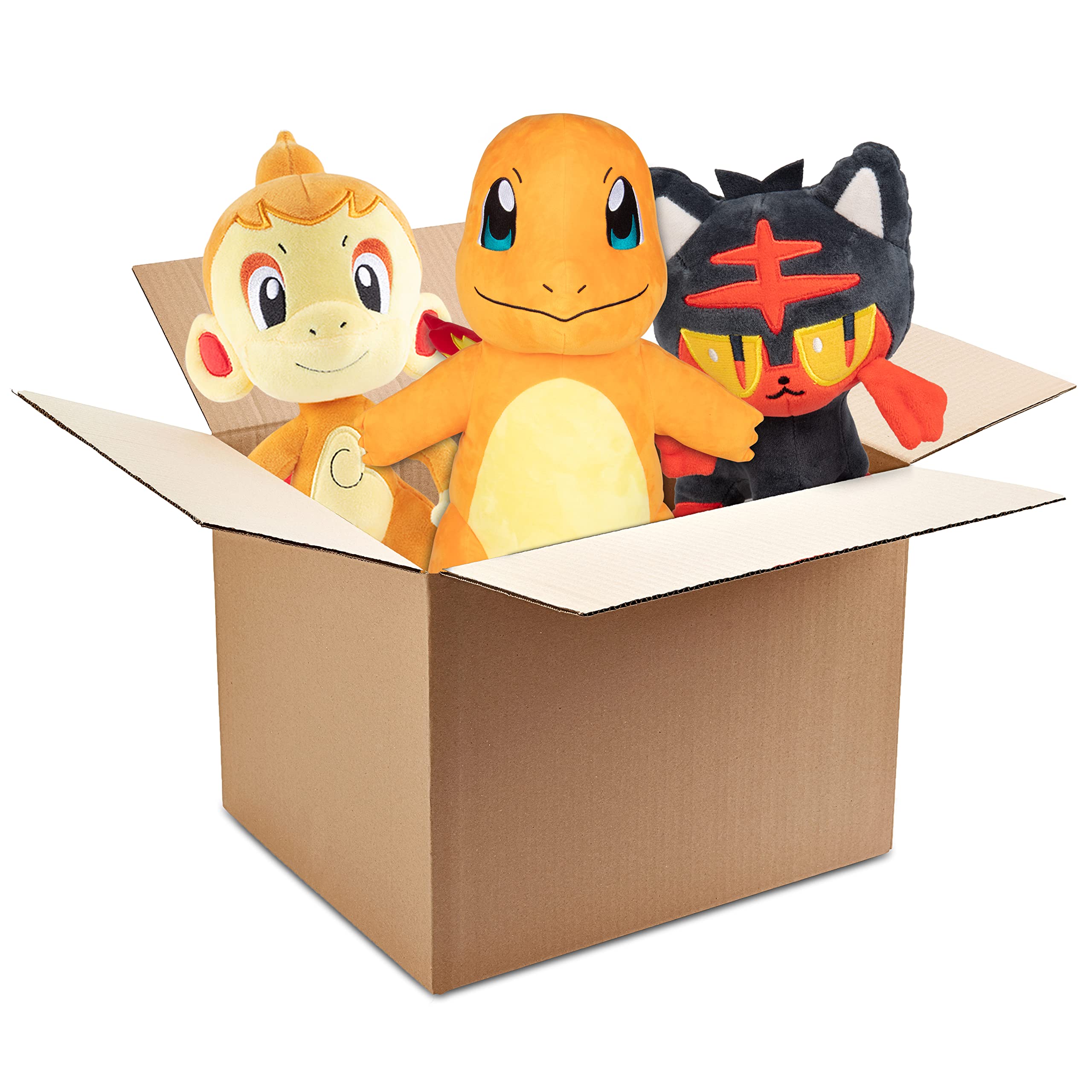 Foto 4 pulgar | Juguete De Peluche Jazwares Pokémon Fire Type 8, Varios Paquetes De 3 Unidades, 2 Unidades - Venta Internacional.