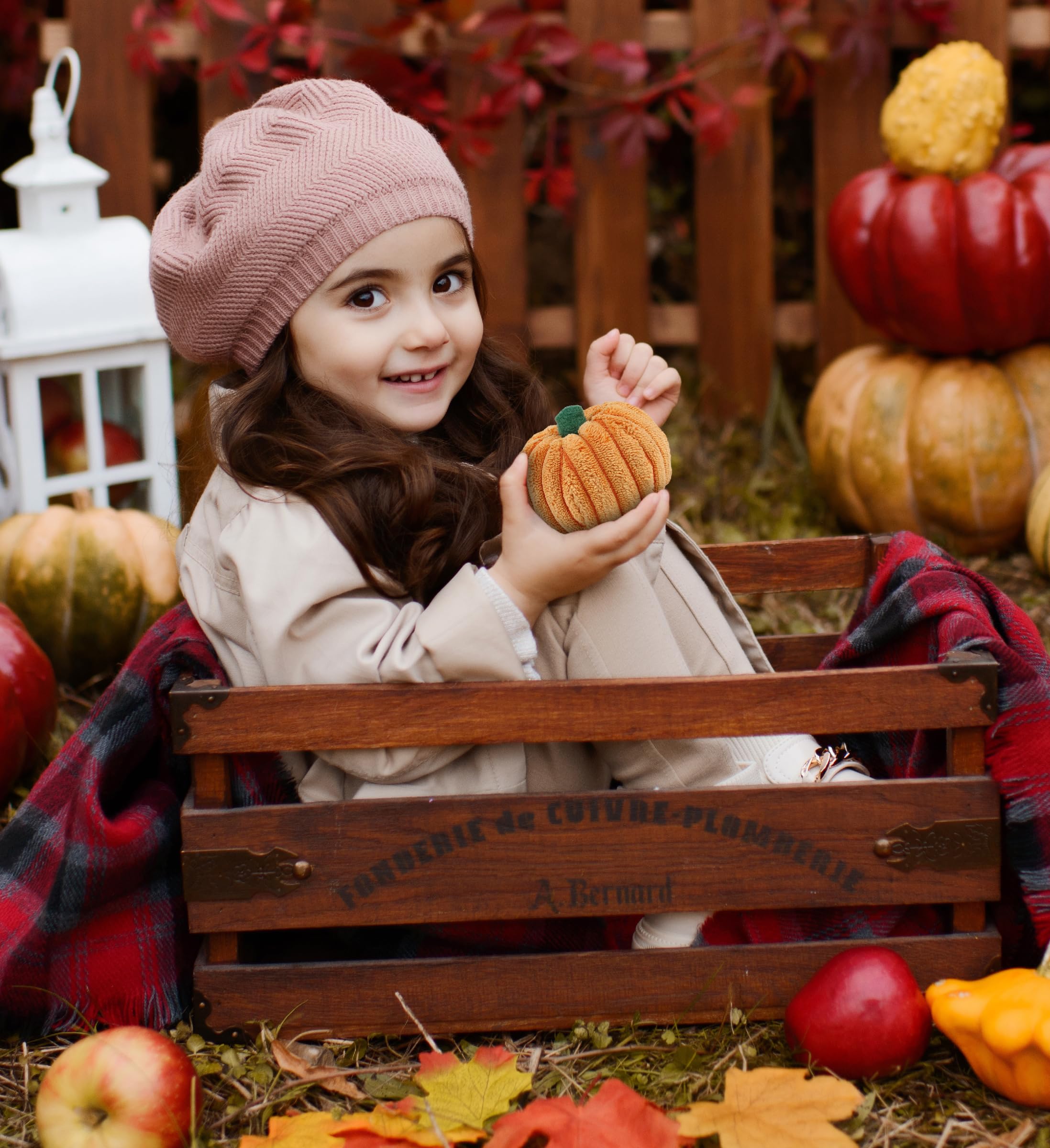 Foto 5 | Muñeca De Peluche Con Forma De Calabaza Pequeña Para Peluche Con Osito De Peluche - Venta Internacional.