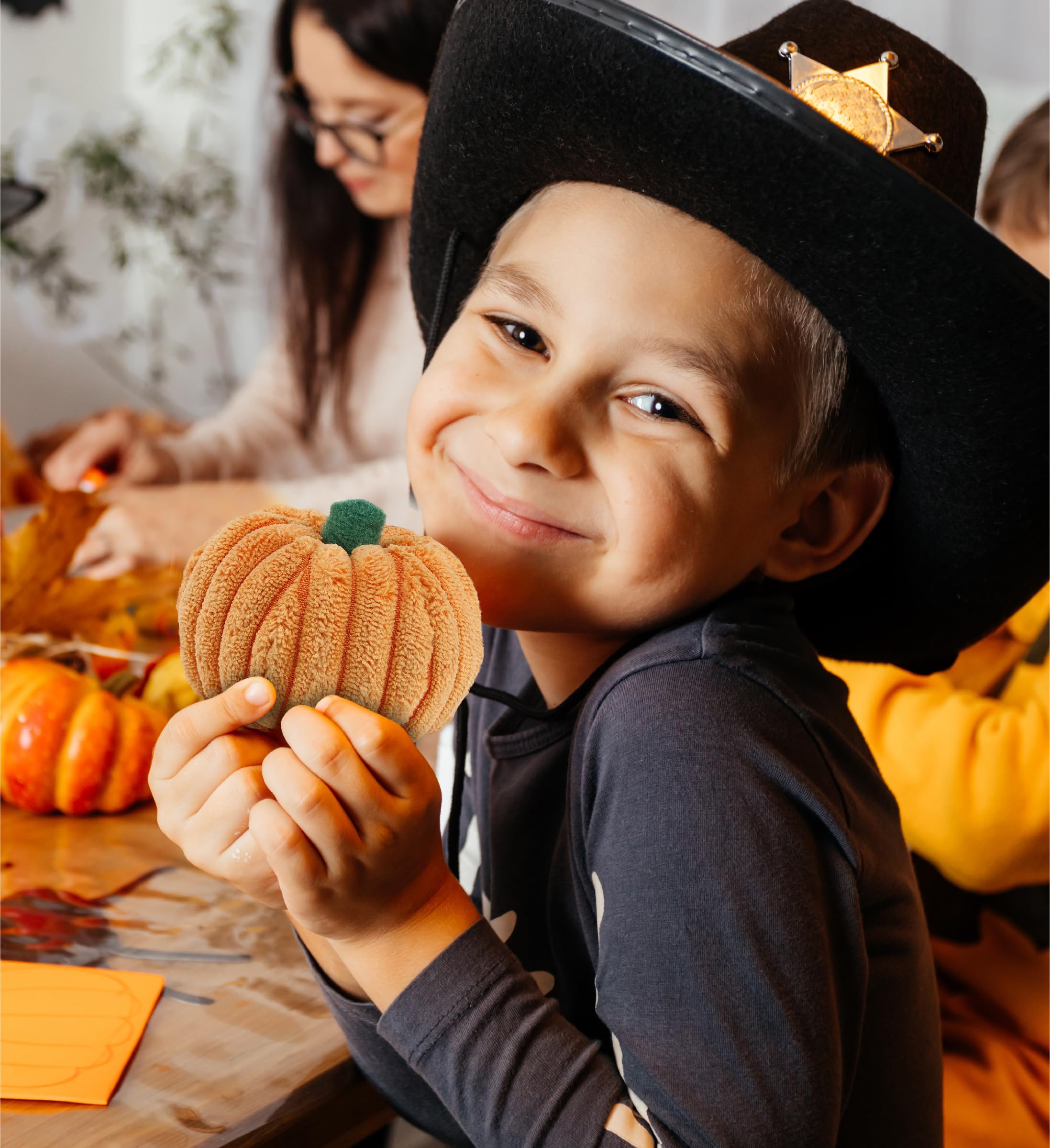 Foto 6 | Muñeca De Peluche Con Forma De Calabaza Pequeña Para Peluche Con Osito De Peluche - Venta Internacional.