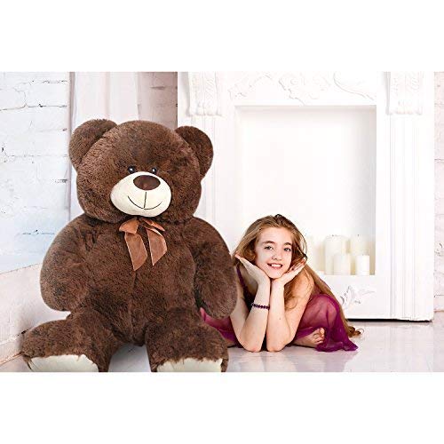Foto 3 | Oso De Peluche Gigante Teddy Bear Hollyhome, 90 Cm, Color Chocolate - Venta Internacional.