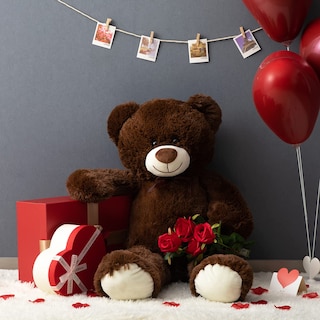 Foto 4 | Oso De Peluche Gigante Teddy Bear Hollyhome, 90 Cm, Color Chocolate - Venta Internacional.
