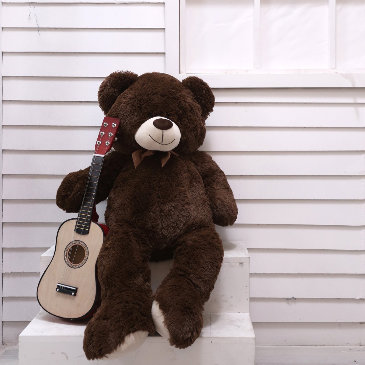 Foto 7 pulgar | Oso De Peluche Gigante Teddy Bear Hollyhome, 90 Cm, Color Chocolate - Venta Internacional.