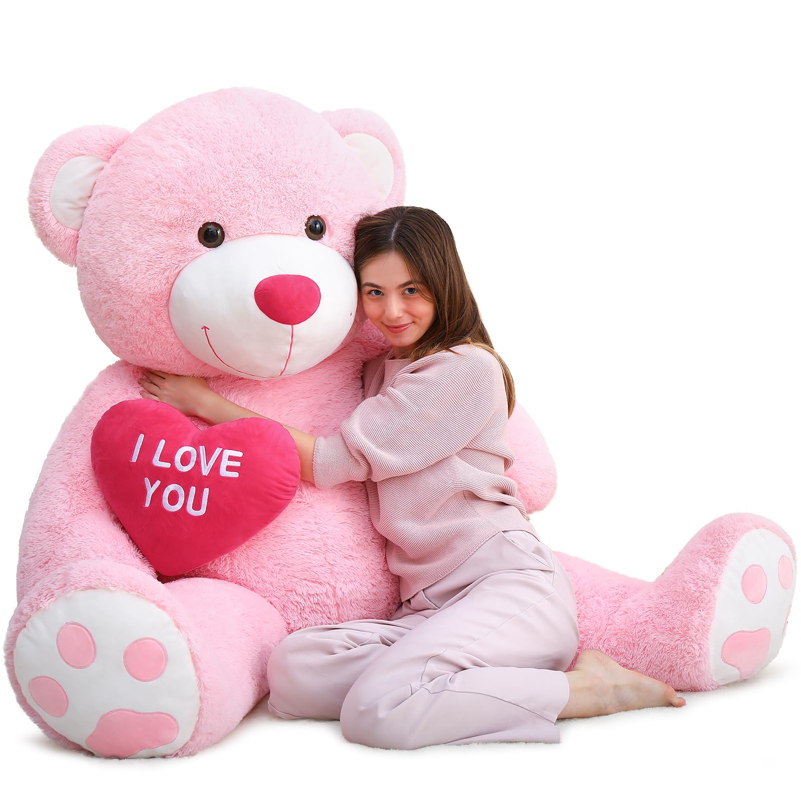 Foto 2 pulgar | Peluche De Peluche Mao Golan, Tamaño Grande, 130 Cm, Con Texto «i Love You» - Venta Internacional.
