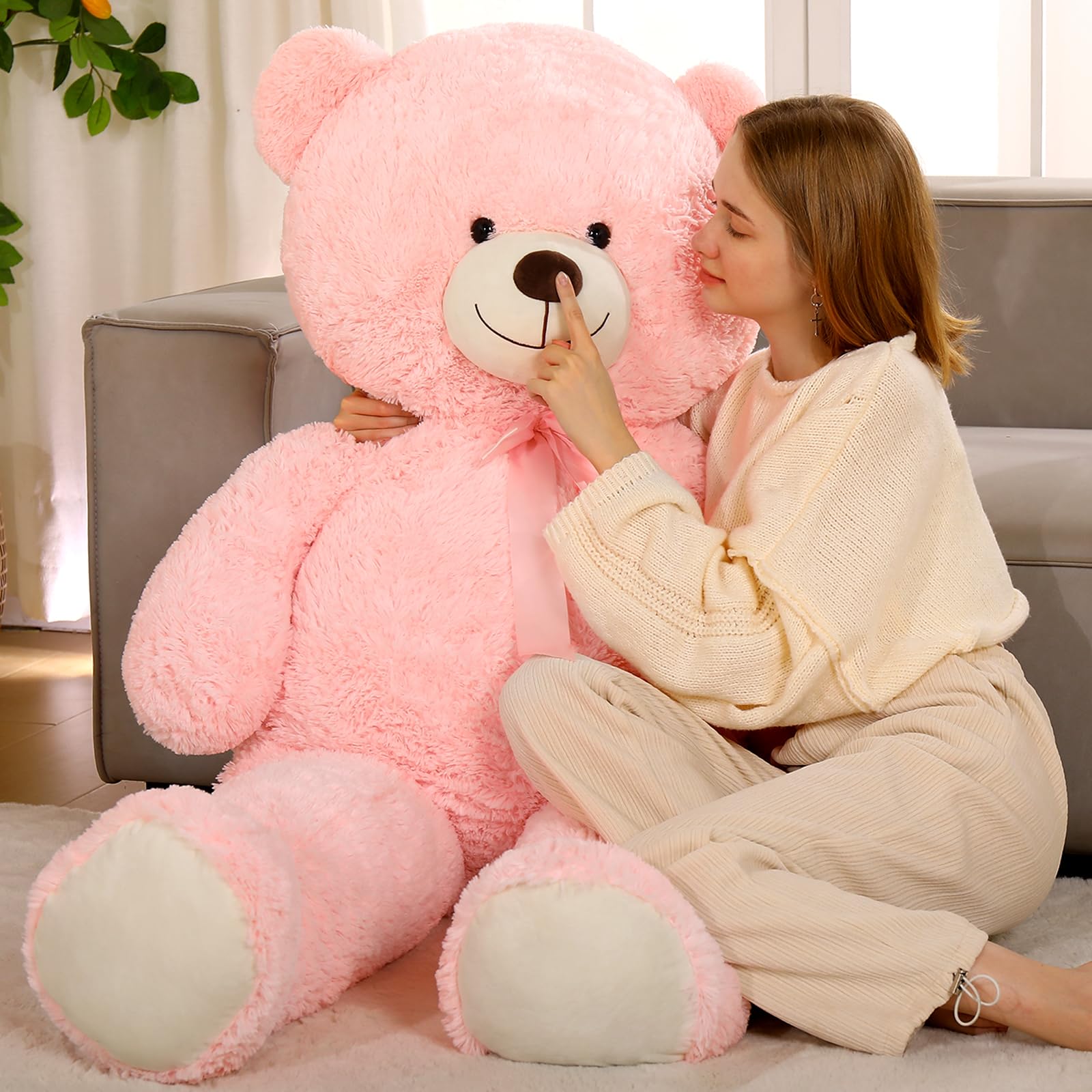 Foto 3 | Oso De Peluche Tezituor, Rosa, 150 Cm/5 Pies - Venta Internacional.