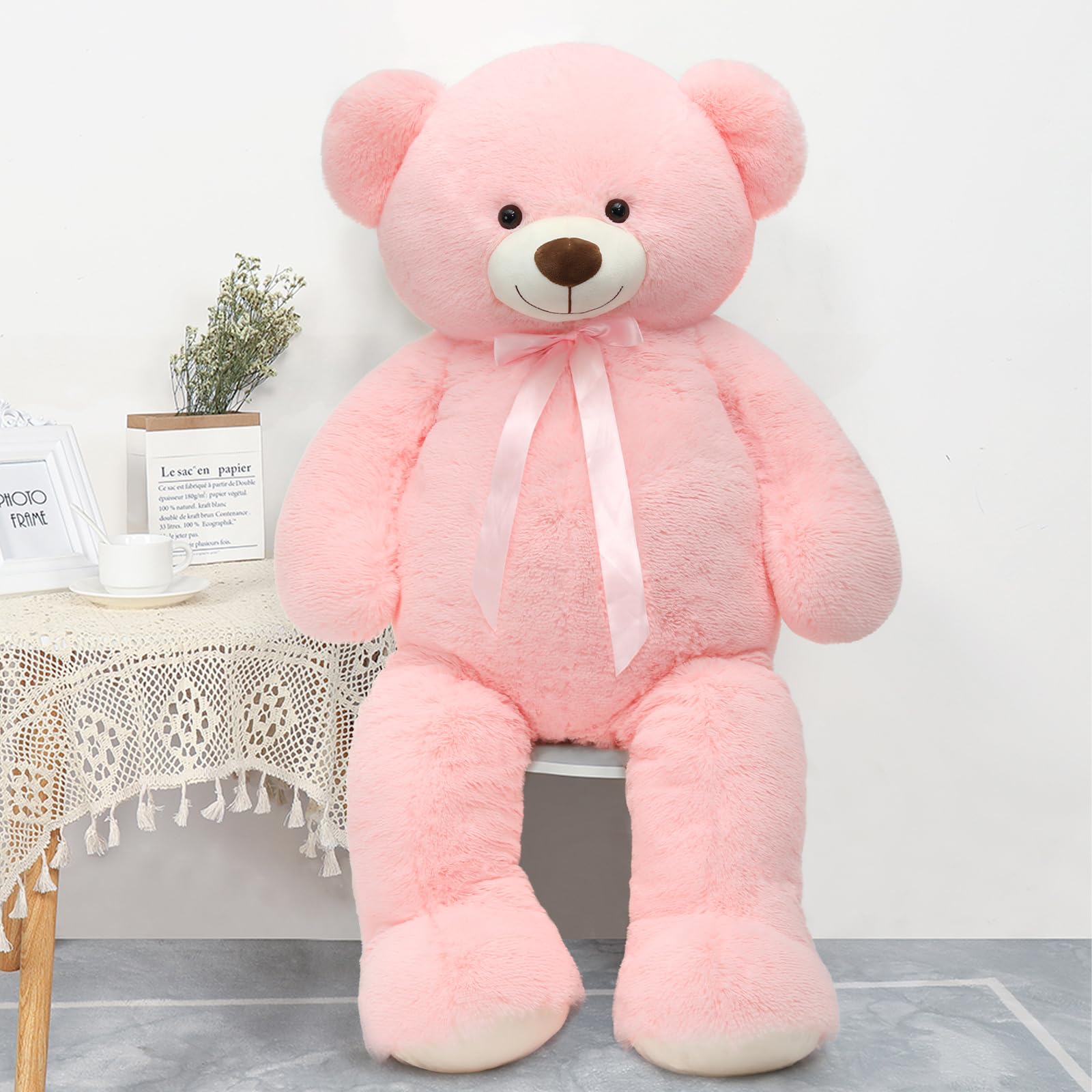 Foto 5 pulgar | Oso De Peluche Tezituor, Rosa, 150 Cm/5 Pies - Venta Internacional.