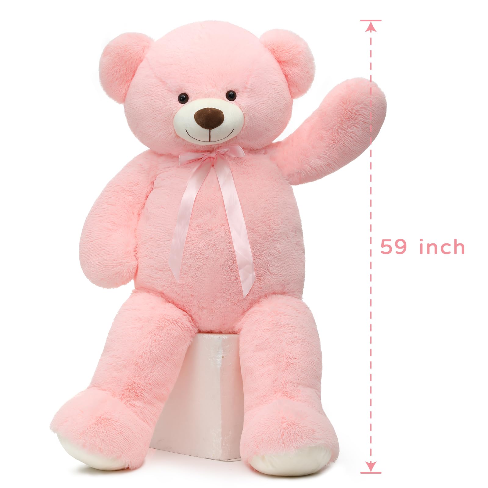 Foto 6 pulgar | Oso De Peluche Tezituor, Rosa, 150 Cm/5 Pies - Venta Internacional.