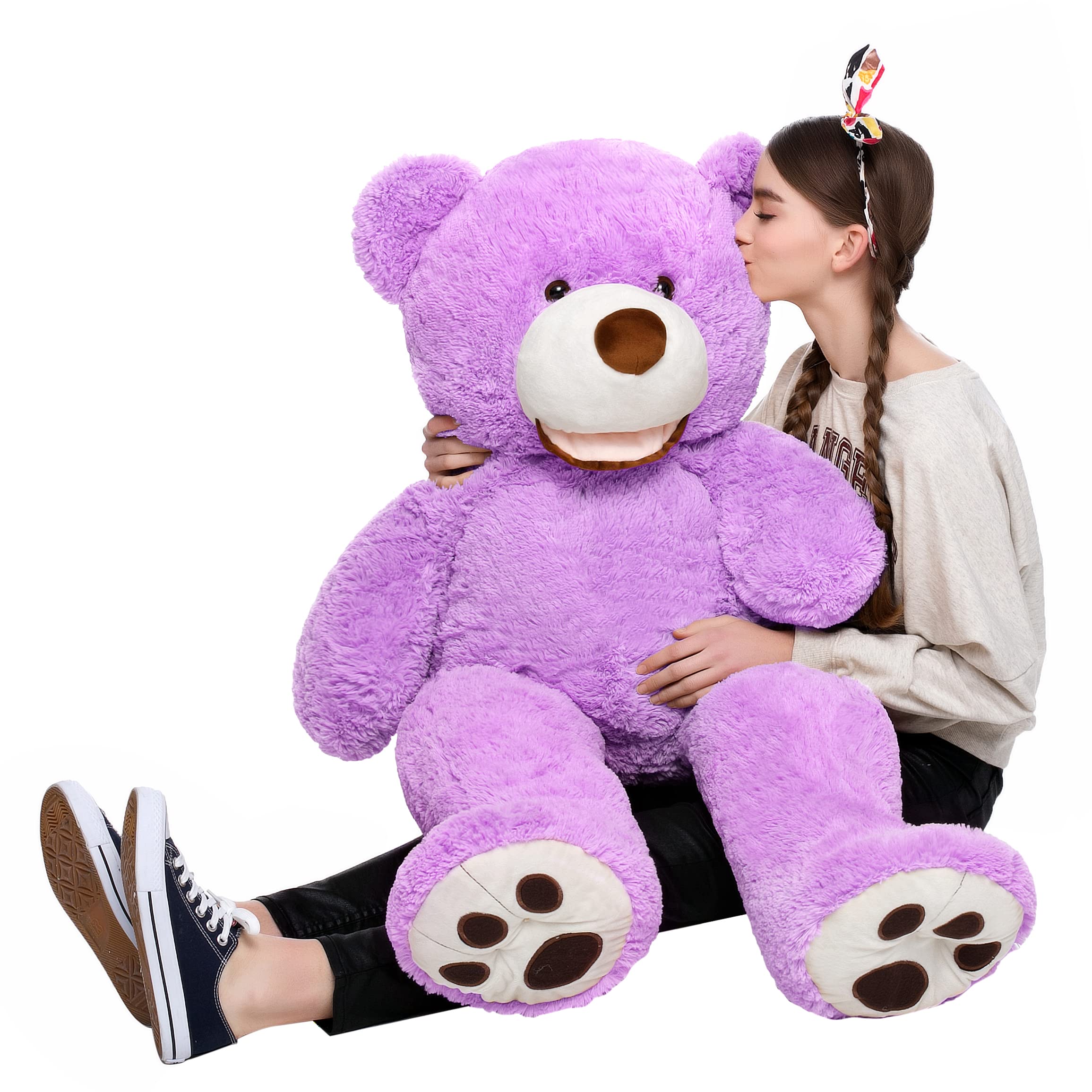 Foto 2 pulgar | Oso De Peluche Gigante Morismos, Morado, Regalo De 1 M - Venta Internacional.