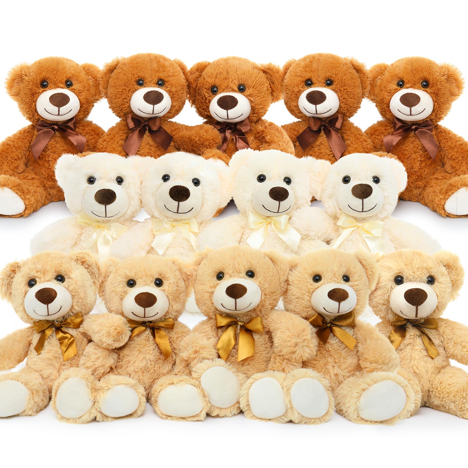 Foto 2 pulgar | Osos De Peluche Morismos Bulk, 14 Paquetes De 14 Pulgadas Para Niñas Mayores De 3 Años - Venta Internacional.