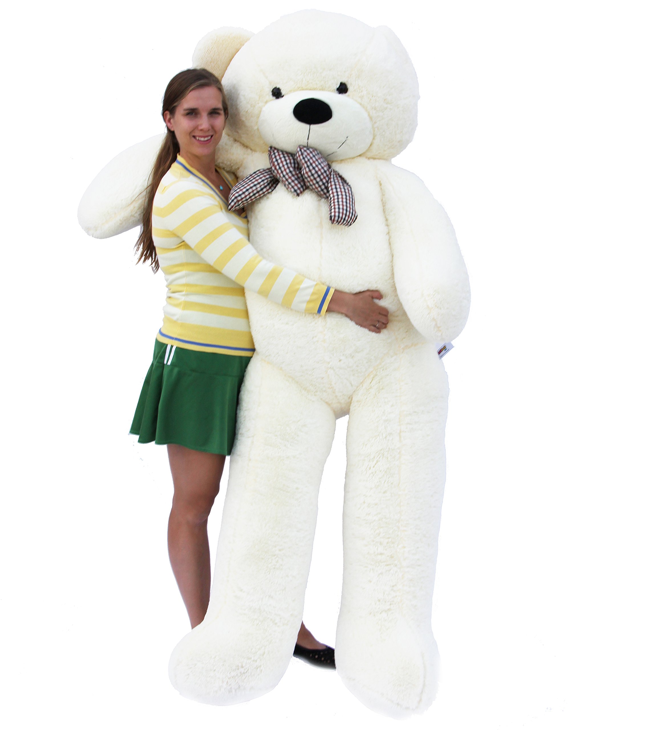 Foto 8 pulgar | Oso De Peluche Joyfay Giant, Blanco, 200 Cm (6,5 Pies), Certificadamente Seguro - Venta Internacional.