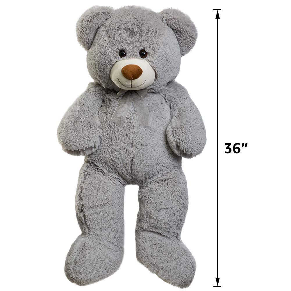 Foto 6 pulgar | Oso De Peluche Gigante Teddy Bear Hollyhome, 90 Cm, Gris - Venta Internacional.