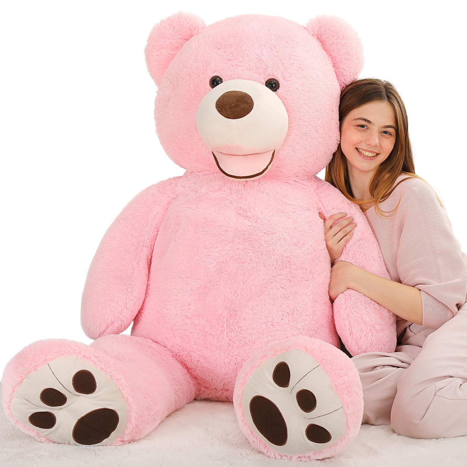 Foto 2 pulgar | Peluche Gigante Mao Golan De Peluche Rosa De 150 Cm - Venta Internacional.