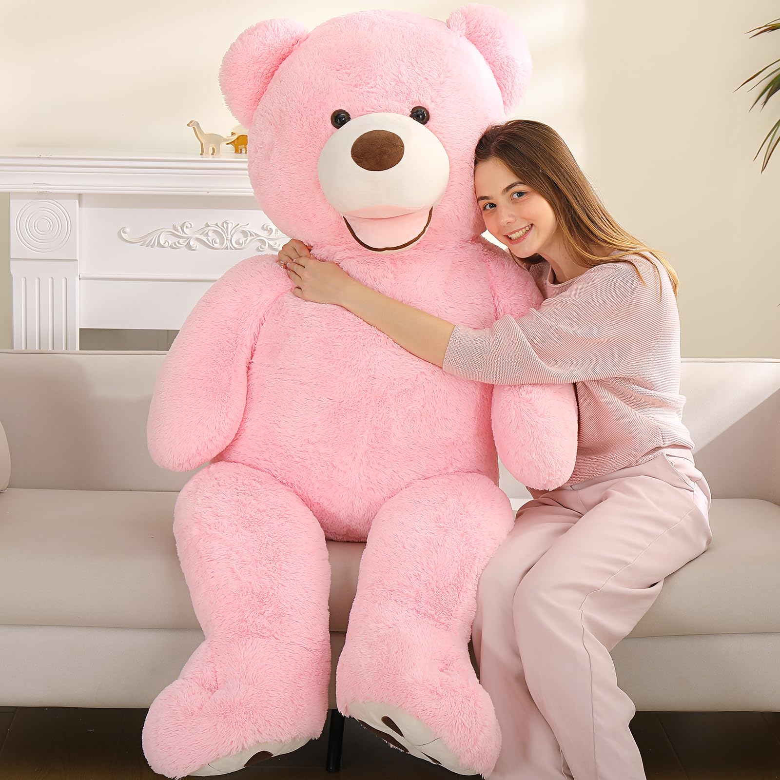 Foto 3 pulgar | Peluche Gigante Mao Golan De Peluche Rosa De 150 Cm - Venta Internacional.