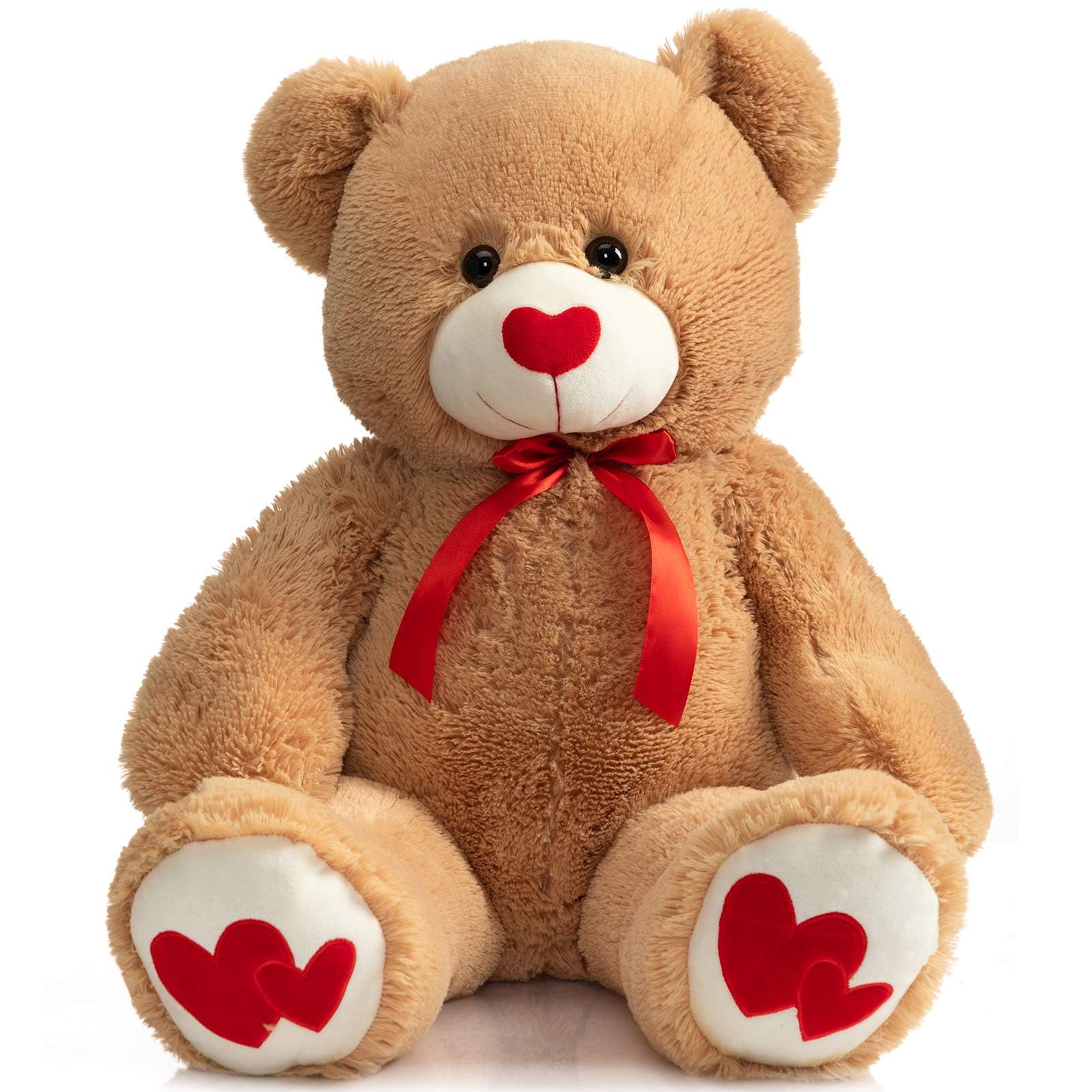 Foto 1 | Peluche Con Forma De Oso De Peluche Hollyhome, 90 Cm, Con Corazón Rojo - Venta Internacional.
