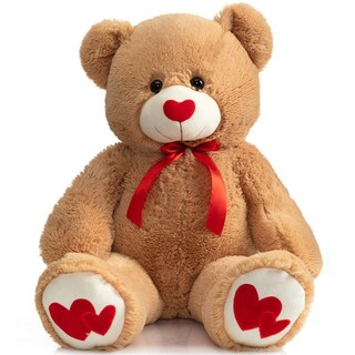 Foto 1 | Peluche Con Forma De Oso De Peluche Hollyhome, 90 Cm, Con Corazón Rojo - Venta Internacional.
