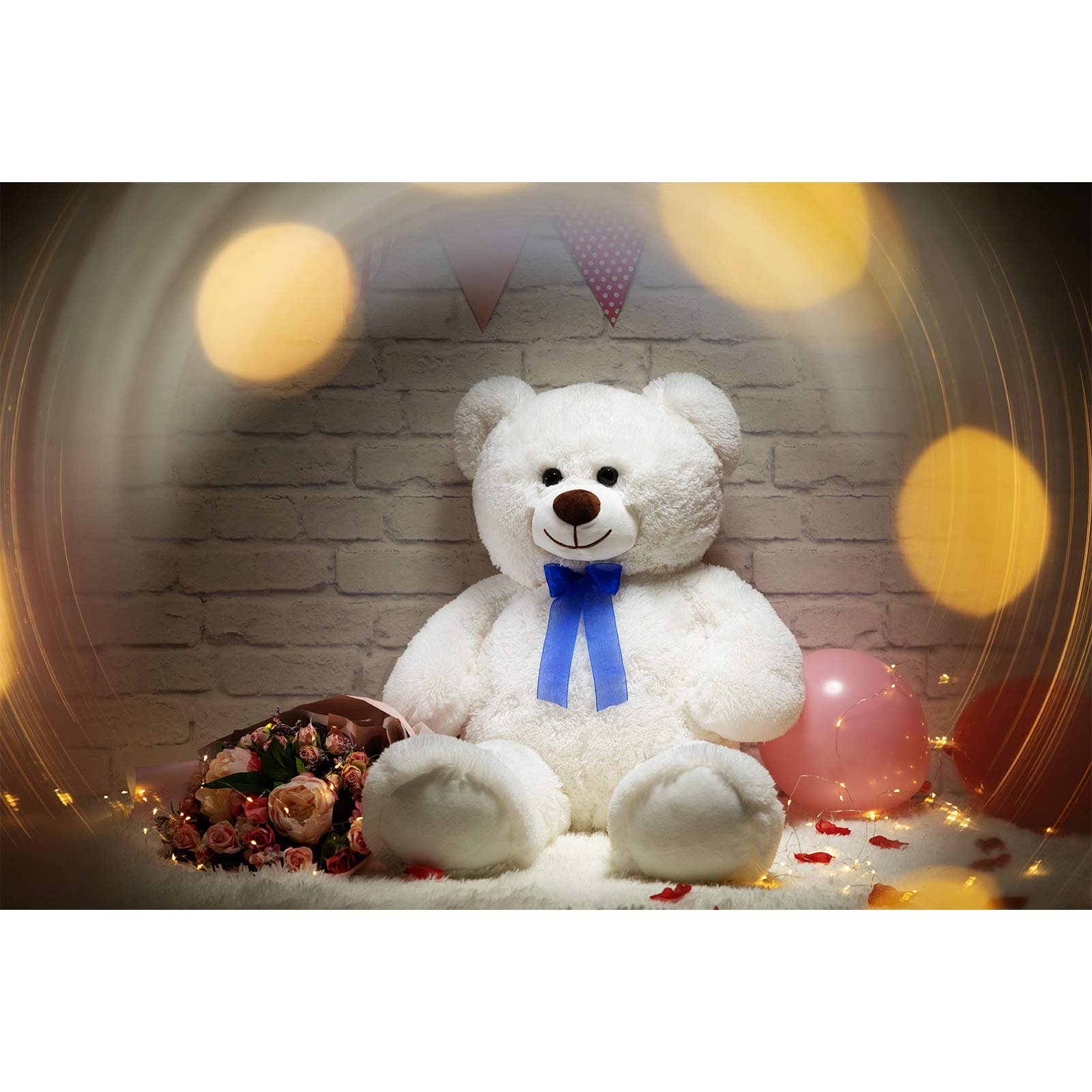 Foto 3 pulgar | Oso De Peluche Gigante Teddy Bear Hollyhome, 90 Cm, Blanco - Venta Internacional.