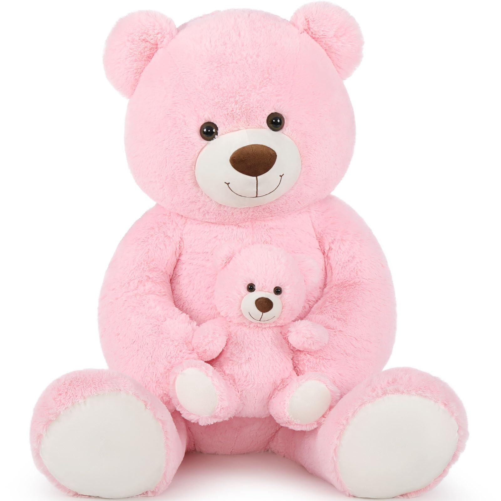 Oso De Peluche Gigante Tezituor De 130 Cm Con Color Rosa Bebé - Venta Internacional.
