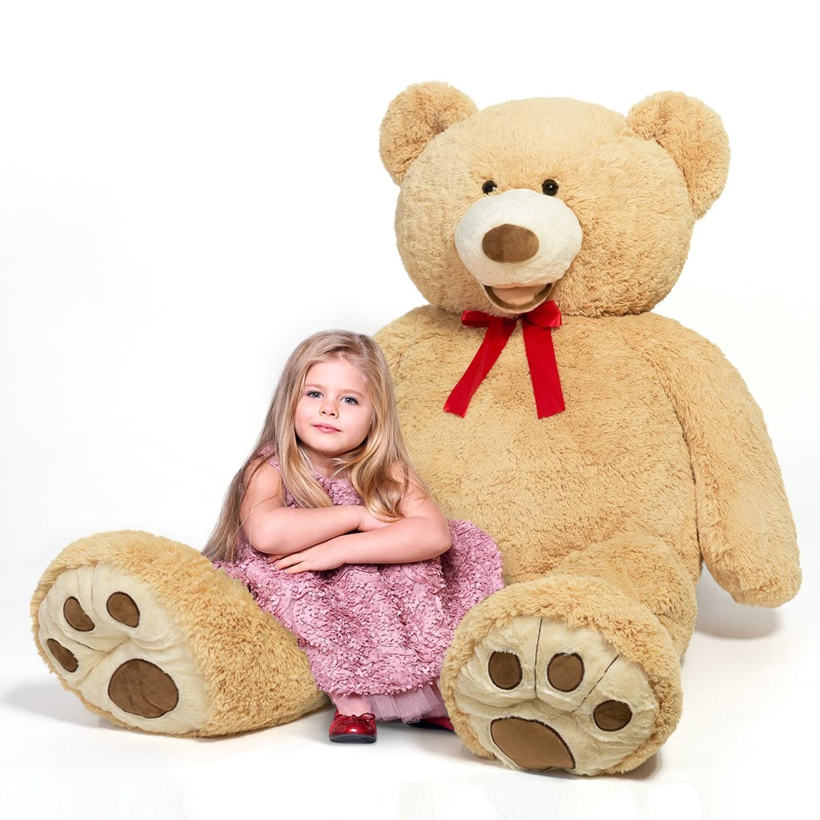 Foto 2 | Peluche Gigante De Peluche Teddy Bear Hollyhome, 150 Cm, Color Marrón - Venta Internacional.