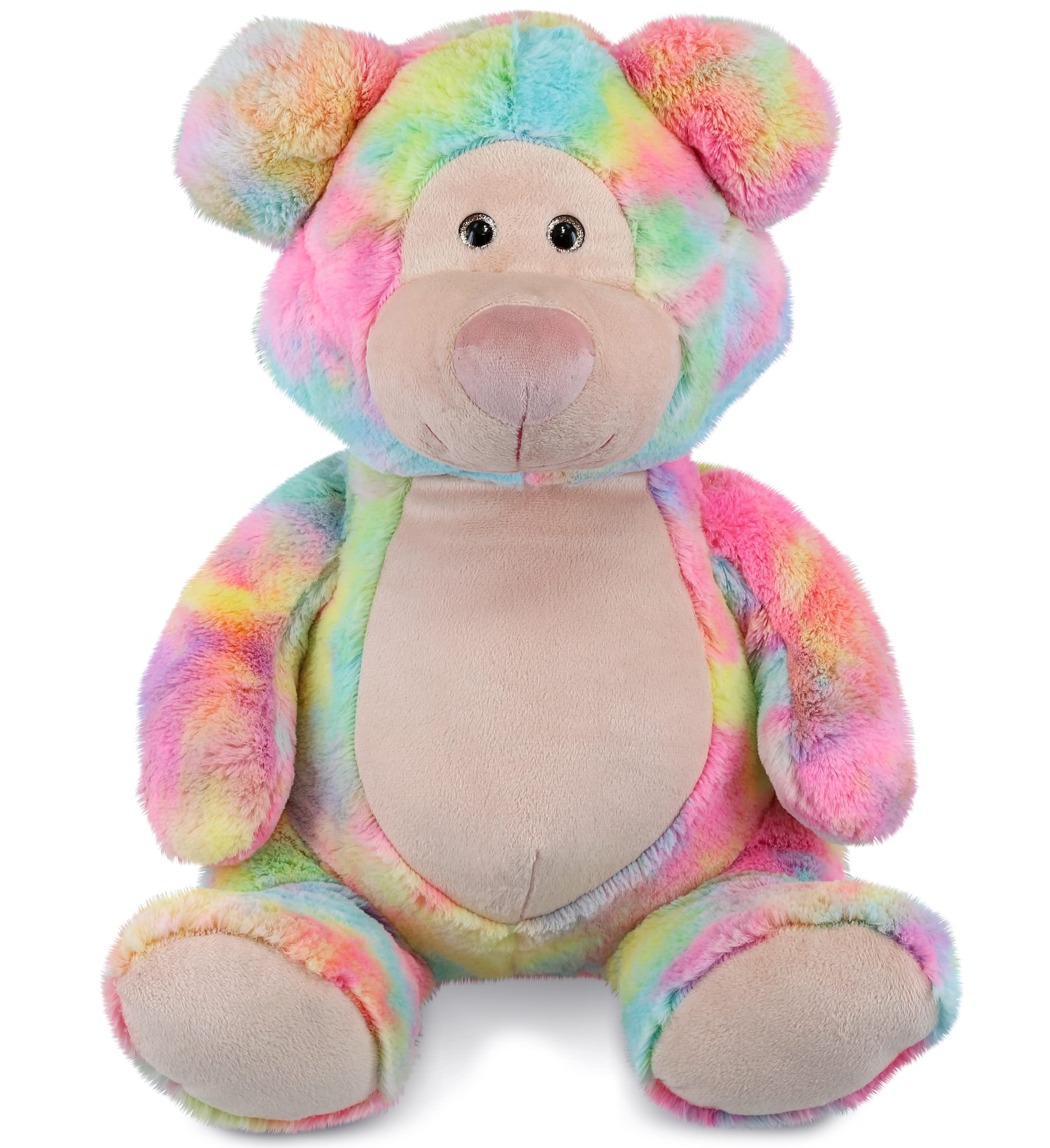 Peluche De Peluche Dollibu Rainbow Bear De 43 Cm - Venta Internacional.