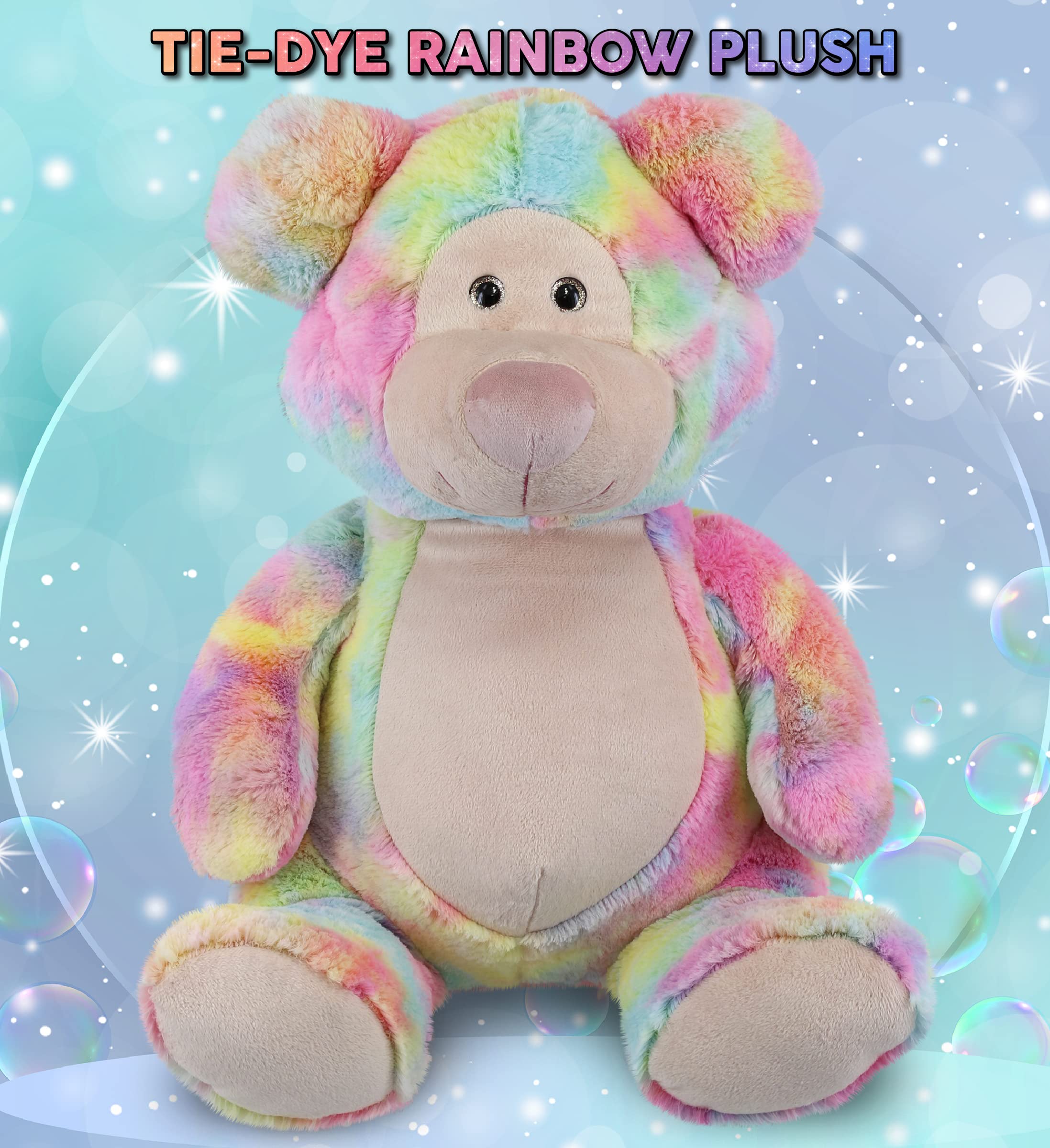 Foto 3 pulgar | Peluche De Peluche Dollibu Rainbow Bear De 43 Cm - Venta Internacional.