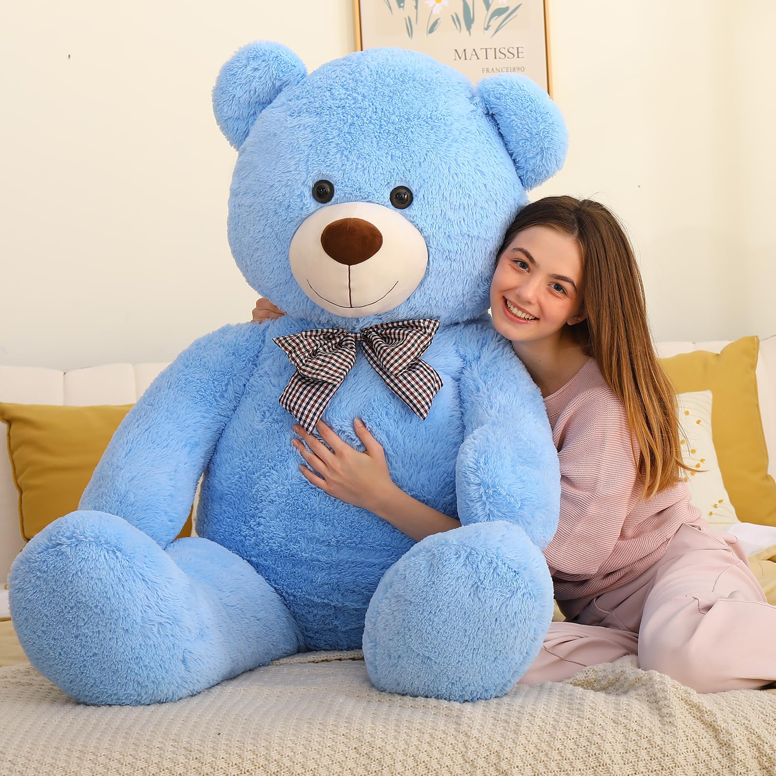 Foto 6 | Peluche Gigante Mao Golan De Peluche, 150 Cm, Tamaño Natural, Azul - Venta Internacional.