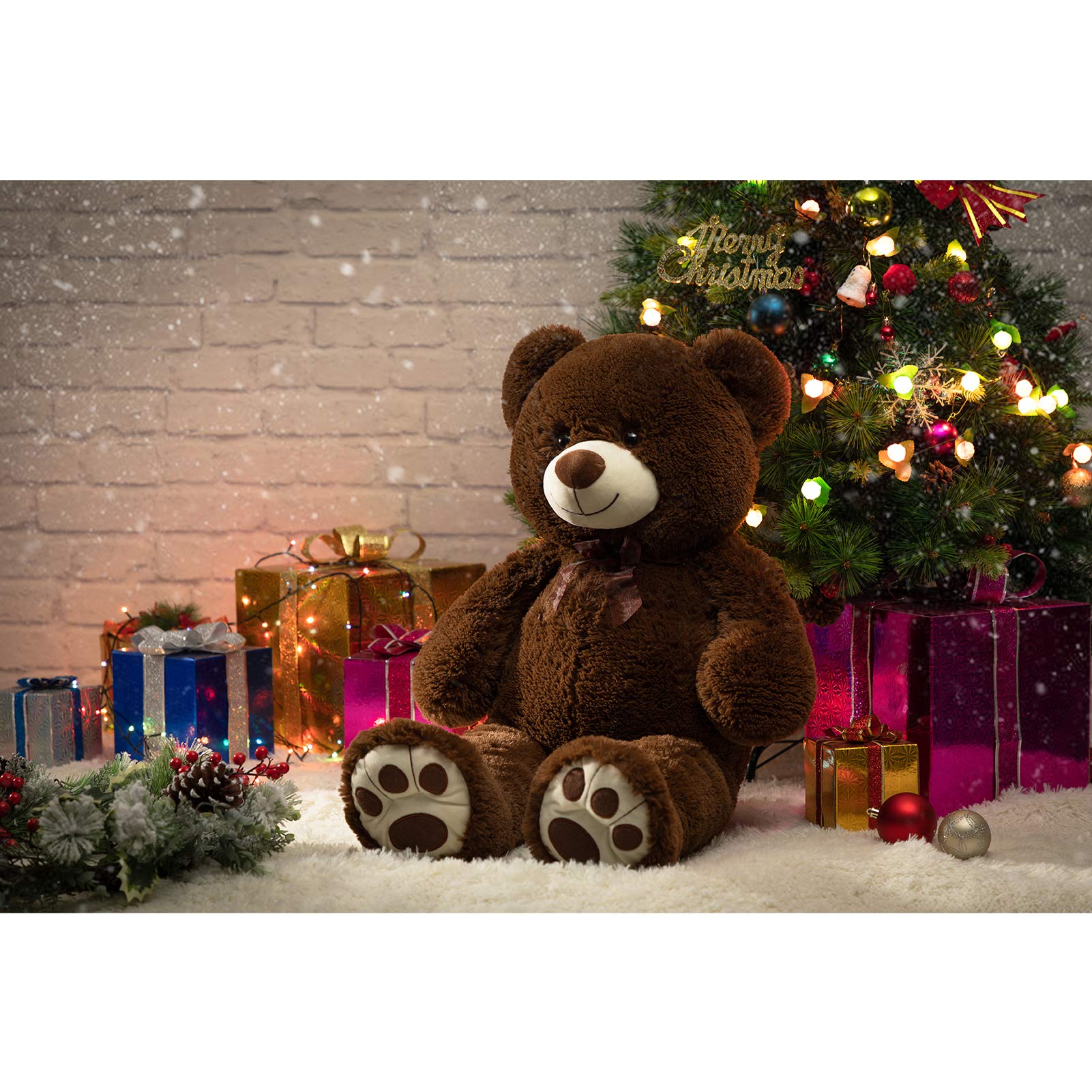 Foto 3 pulgar | Oso De Peluche Gigante Hollyhome De 90 Cm Con Huellas - Venta Internacional.