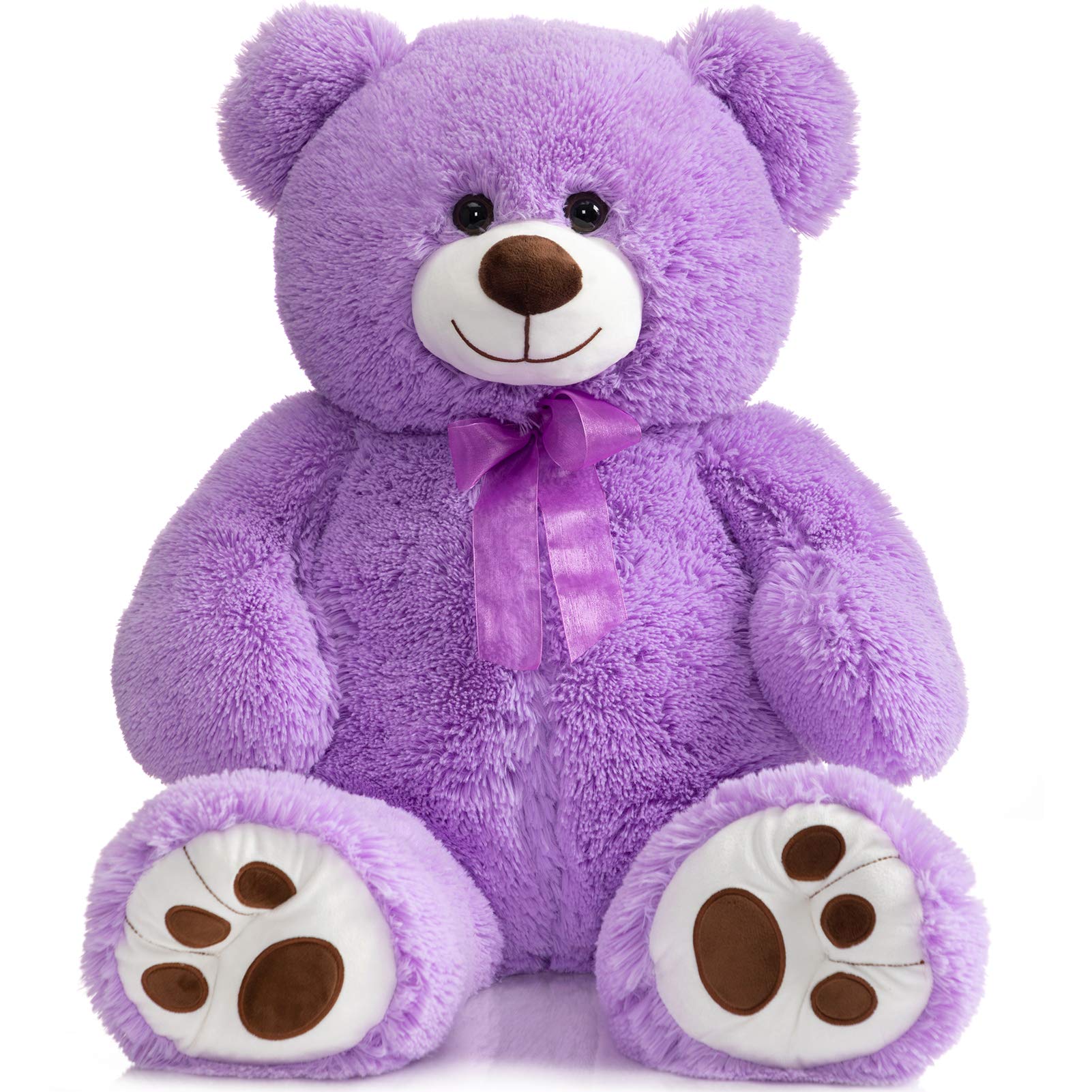 Foto 2 pulgar | Oso De Peluche Gigante Hollyhome De 90 Cm, Color Morado - Venta Internacional.