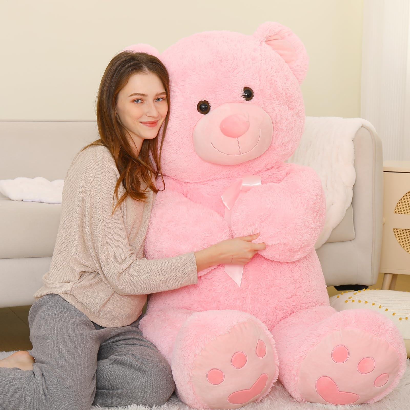 Foto 2 pulgar | Oso De Peluche Gigante Morismos De 150 Cm Con Huellas - Venta Internacional.