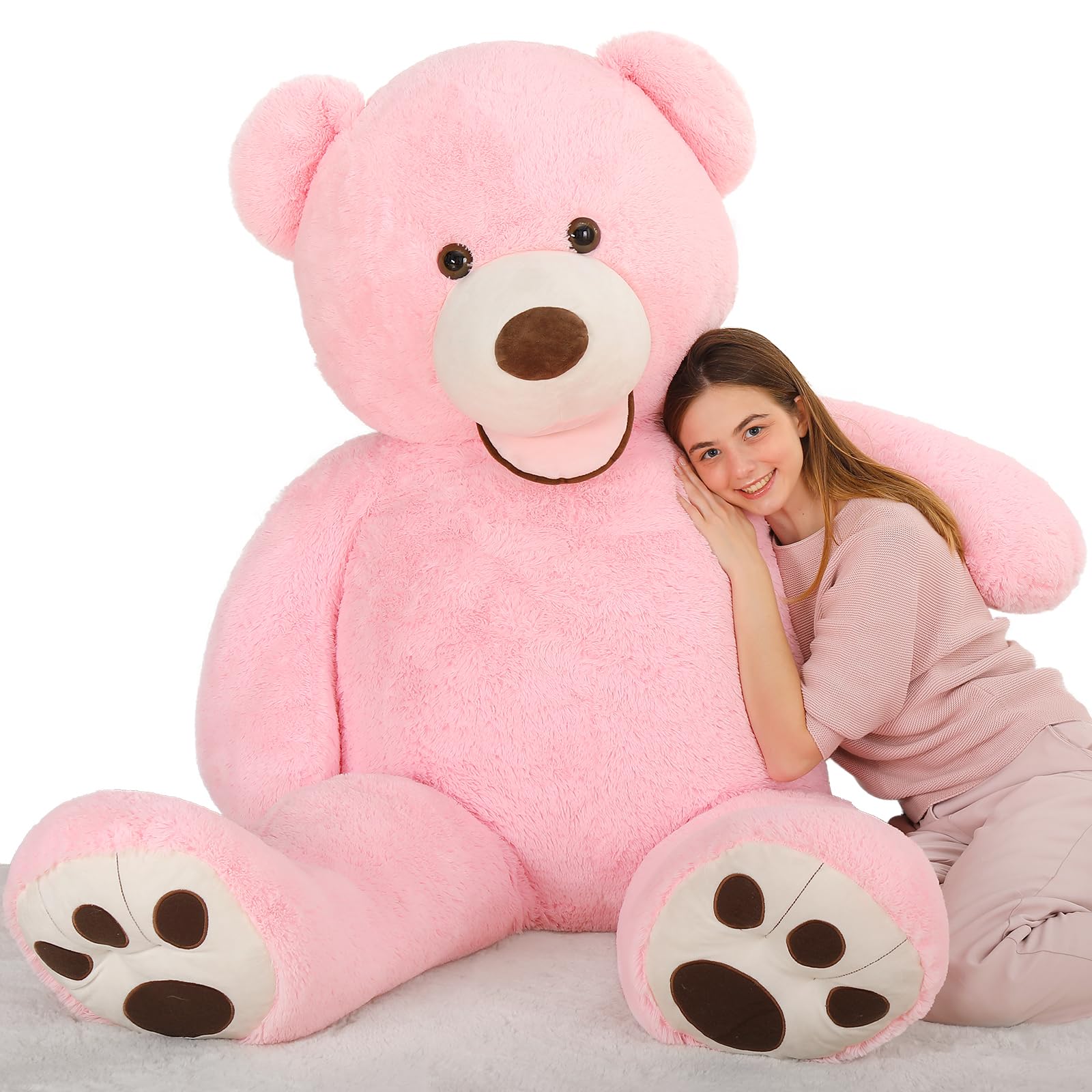 Foto 2 pulgar | Peluche Mao Golan, Oso De Peluche Gigante Rosa, 180 Cm - Venta Internacional.