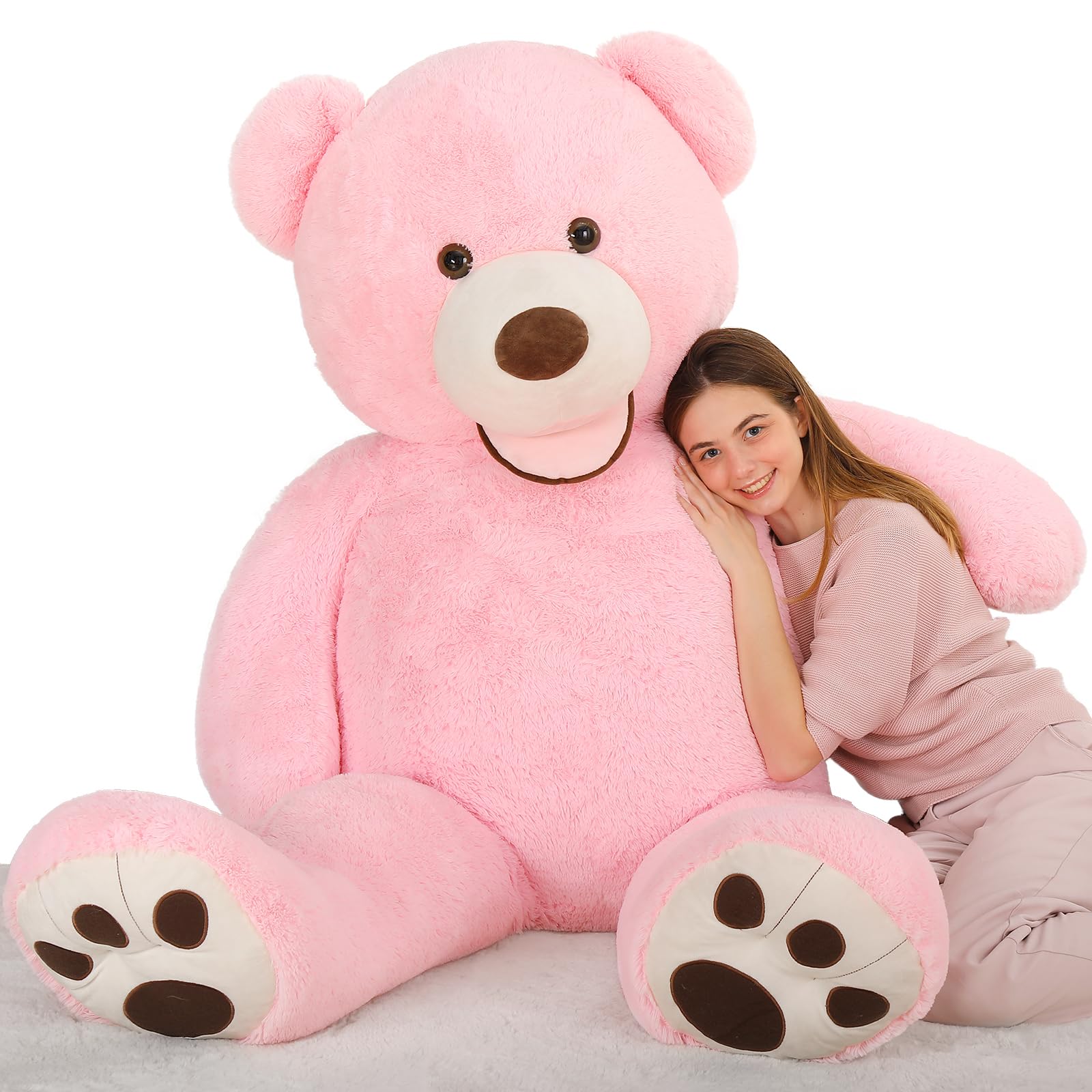 Peluche Mao Golan, Oso De Peluche Gigante Rosa, 180 Cm - Venta Internacional.