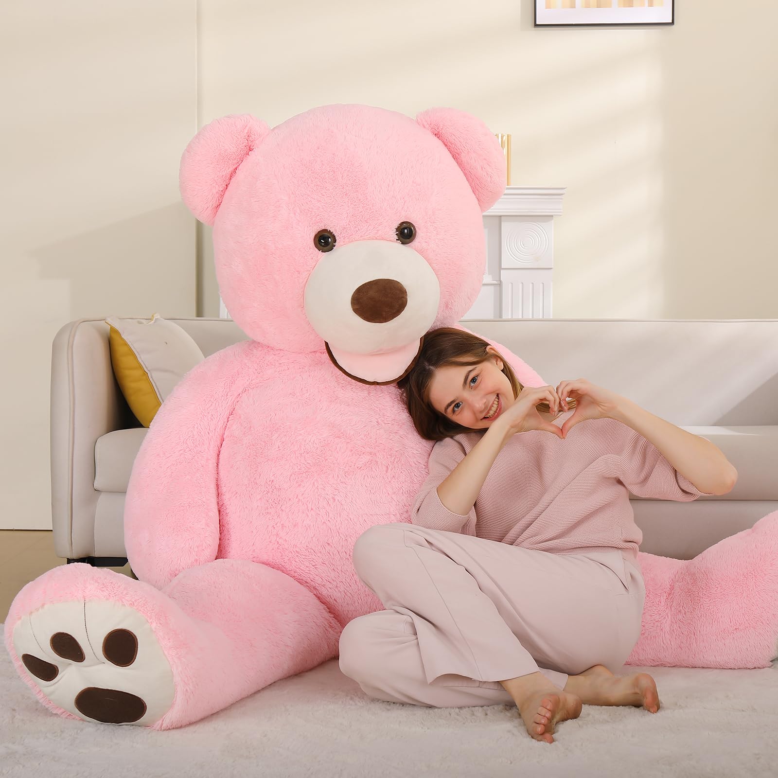 Foto 7 | Peluche Mao Golan, Oso De Peluche Gigante Rosa, 180 Cm - Venta Internacional.