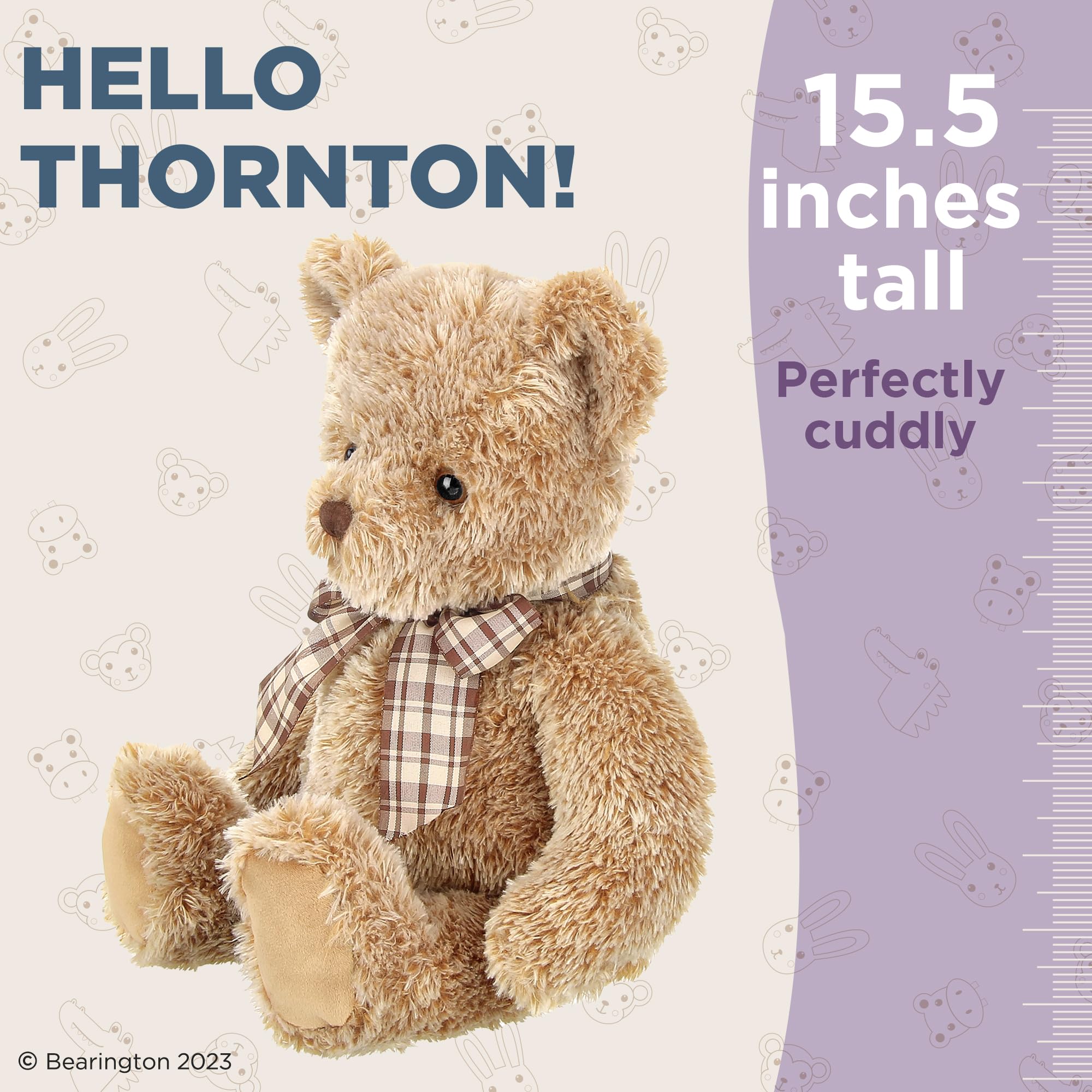 Foto 4 pulgar | Peluche Vintage De Peluche Bearington Thornton, 39 Cm - Venta Internacional.